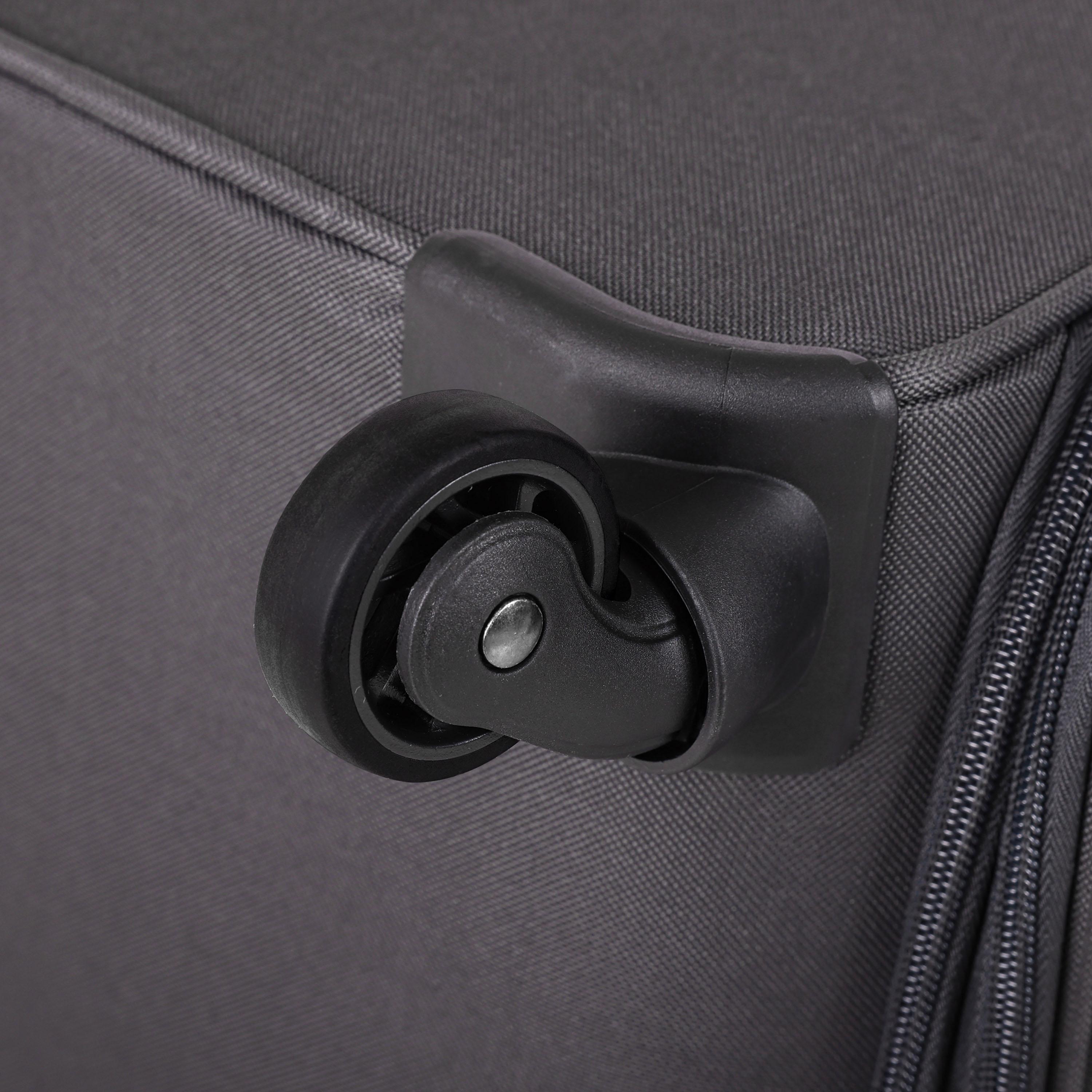 Track Set of 3 Textile Softcase 4-Wheeler Spinner Luggage Bags with Combination Lock | LG005/3P-travel-luggagesandbags-luggage-image-11
