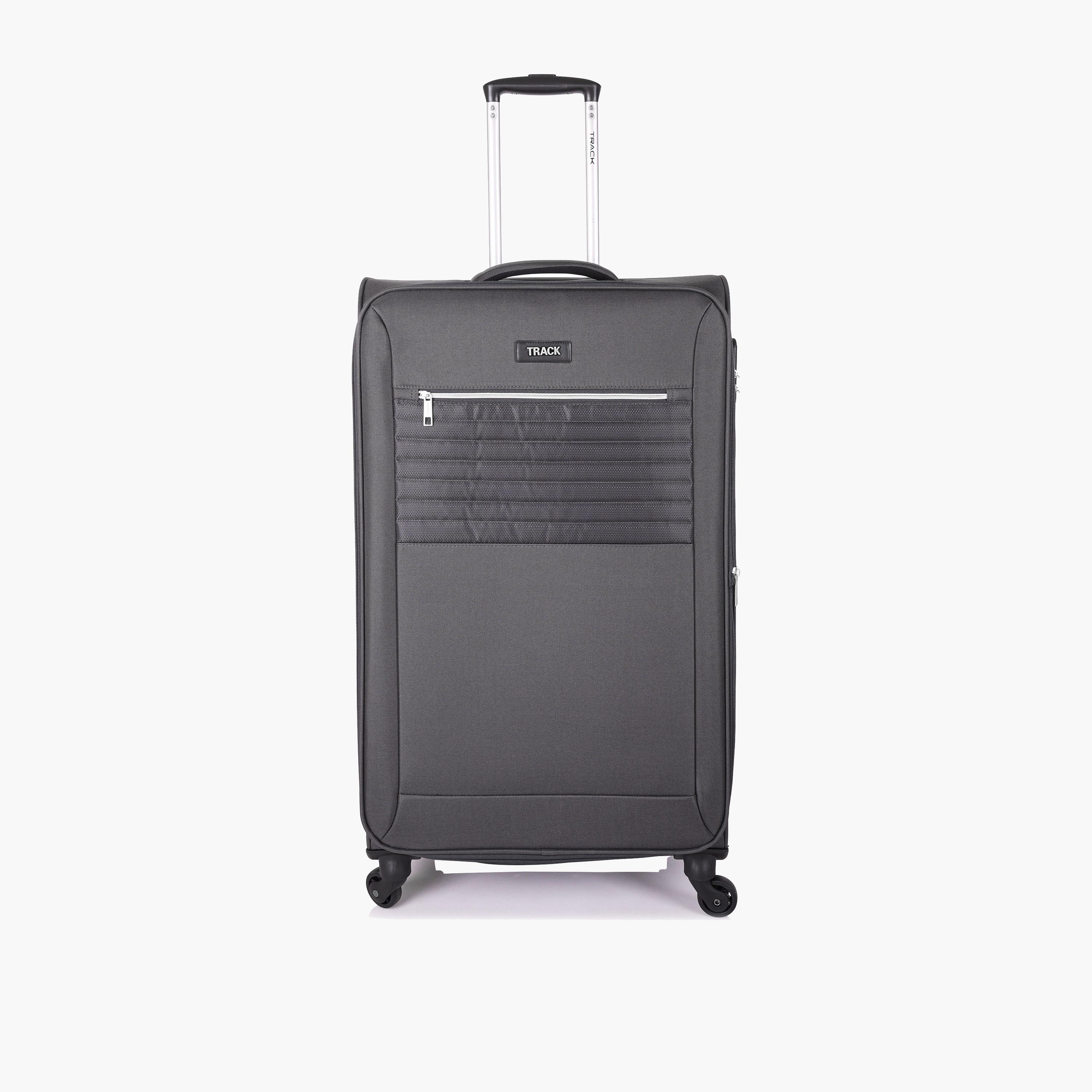 Track Set of 3 Textile Softcase 4-Wheeler Spinner Luggage Bags with Combination Lock | LG005/3P-travel-luggagesandbags-luggage-image-4