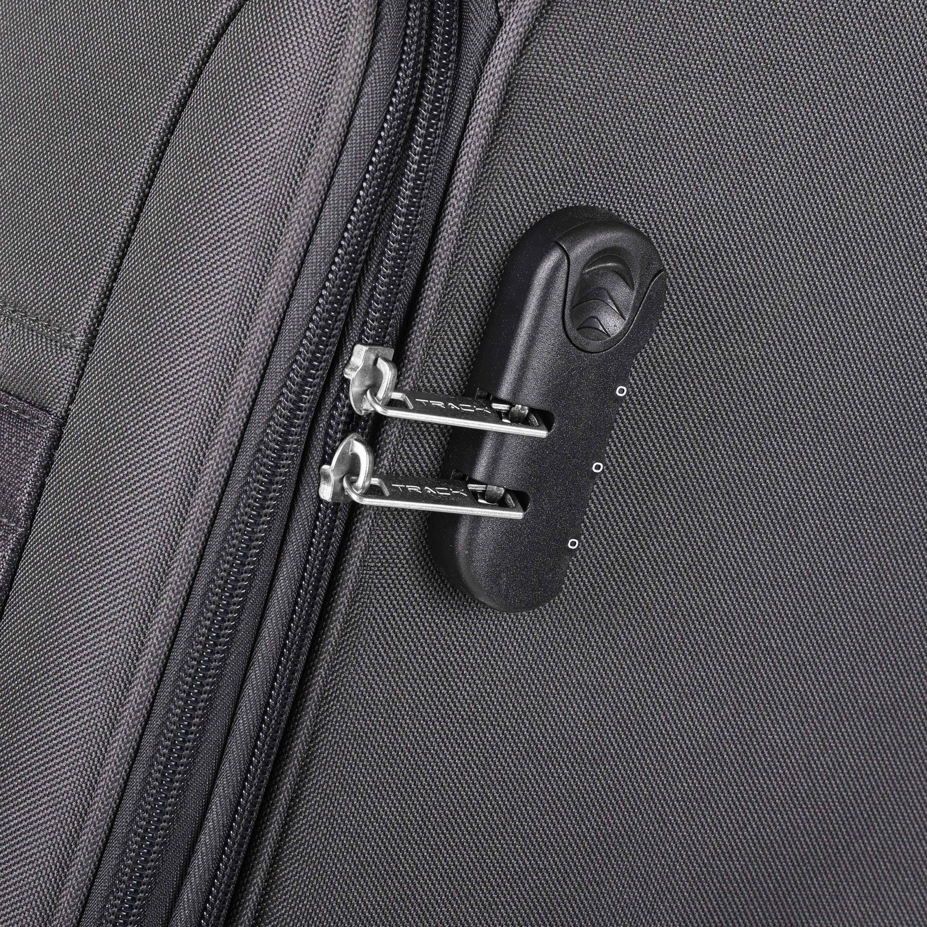 Track Set of 3 Textile Softcase 4-Wheeler Spinner Luggage Bags with Combination Lock | LG005/3P-travel-luggagesandbags-luggage-image-9