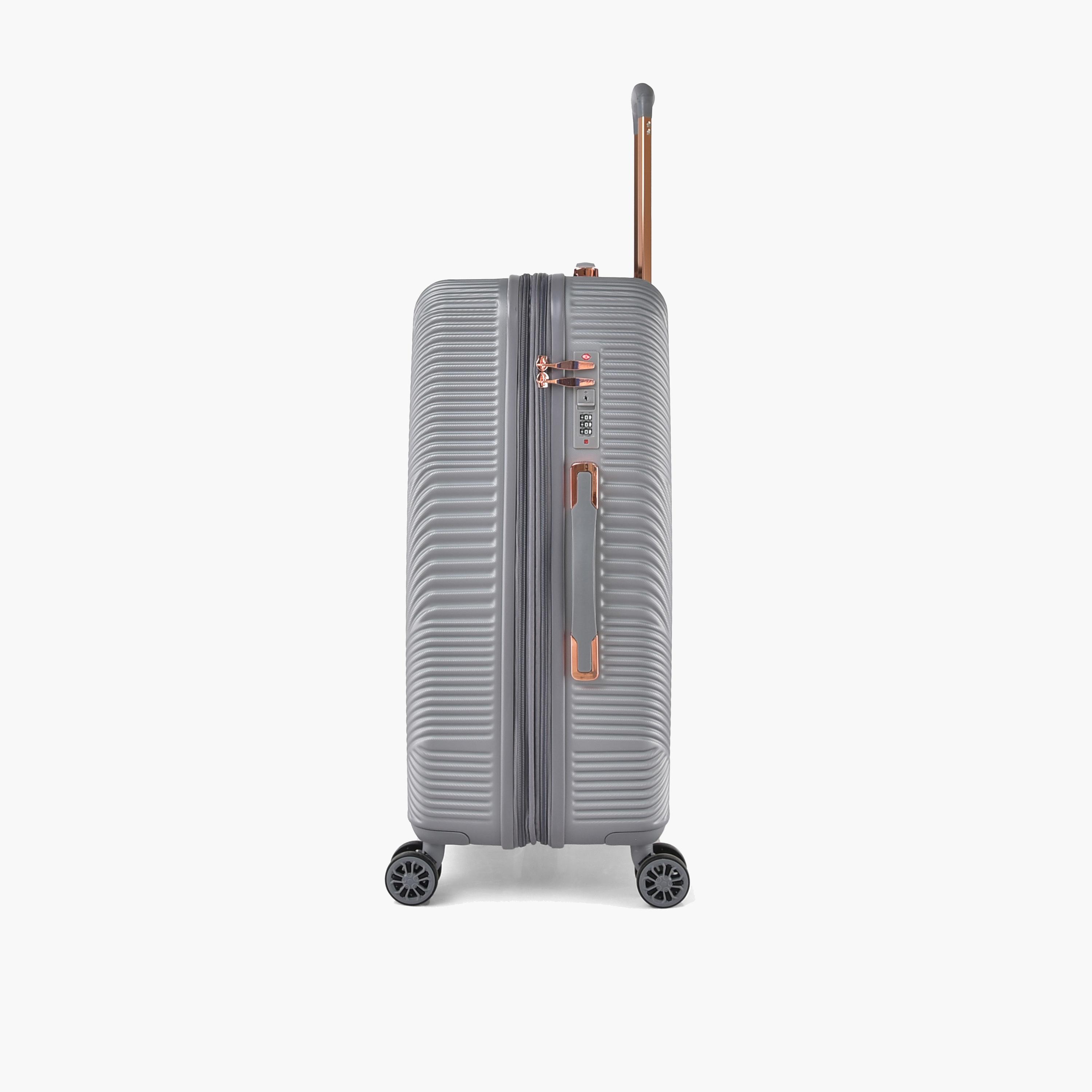 Track Set of 4 ABS Hardcase 4-Wheeler Spinner Luggage Bags with Combination Lock | HK304/4P-travel-luggagesandbags-luggage-image-7