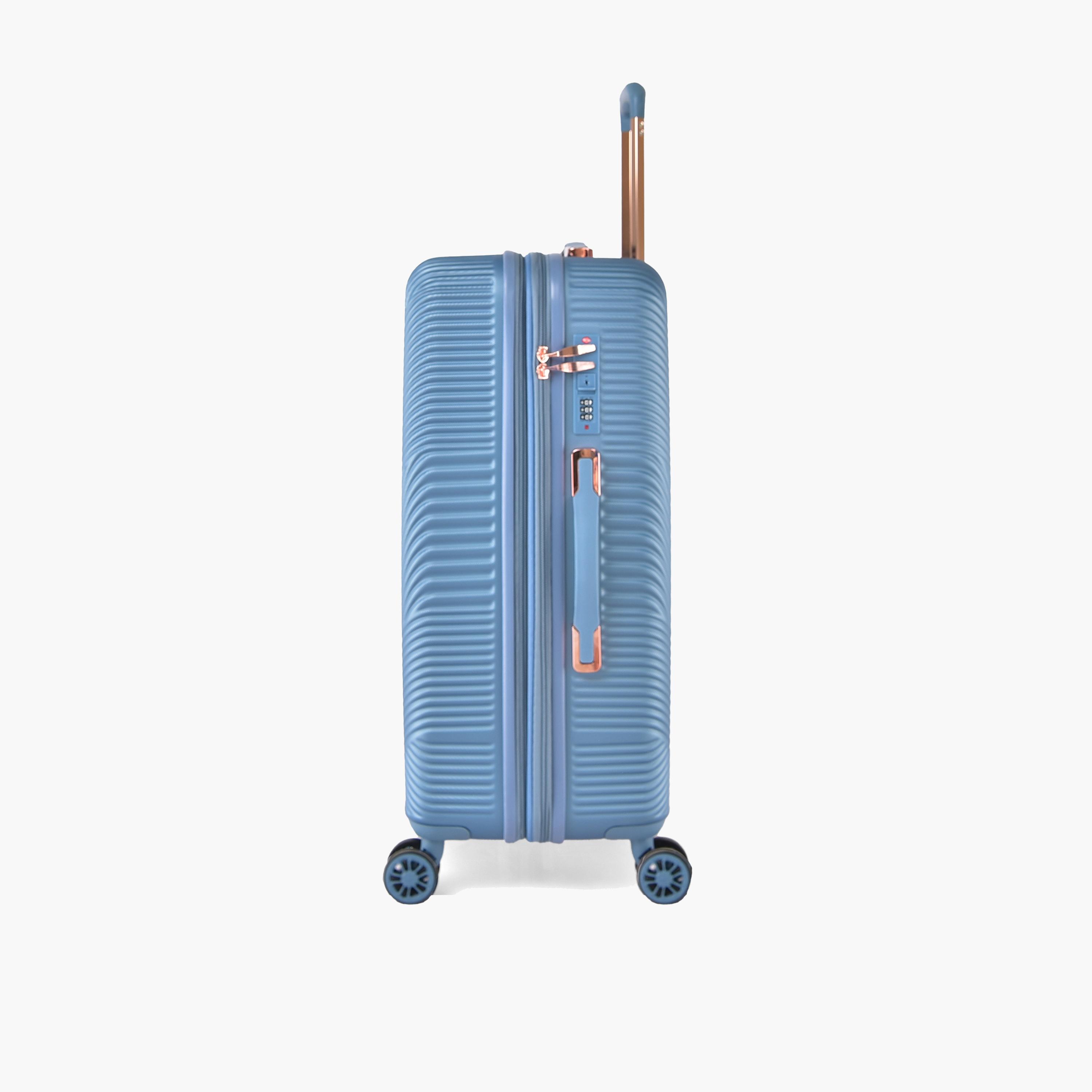 تراك-  طقم شنط سفر 4 قطع صلبة من مادة ABS بأربع عجلات مع قفل برمز  | HK304/4P-travel-luggagesandbags-luggage-image-7