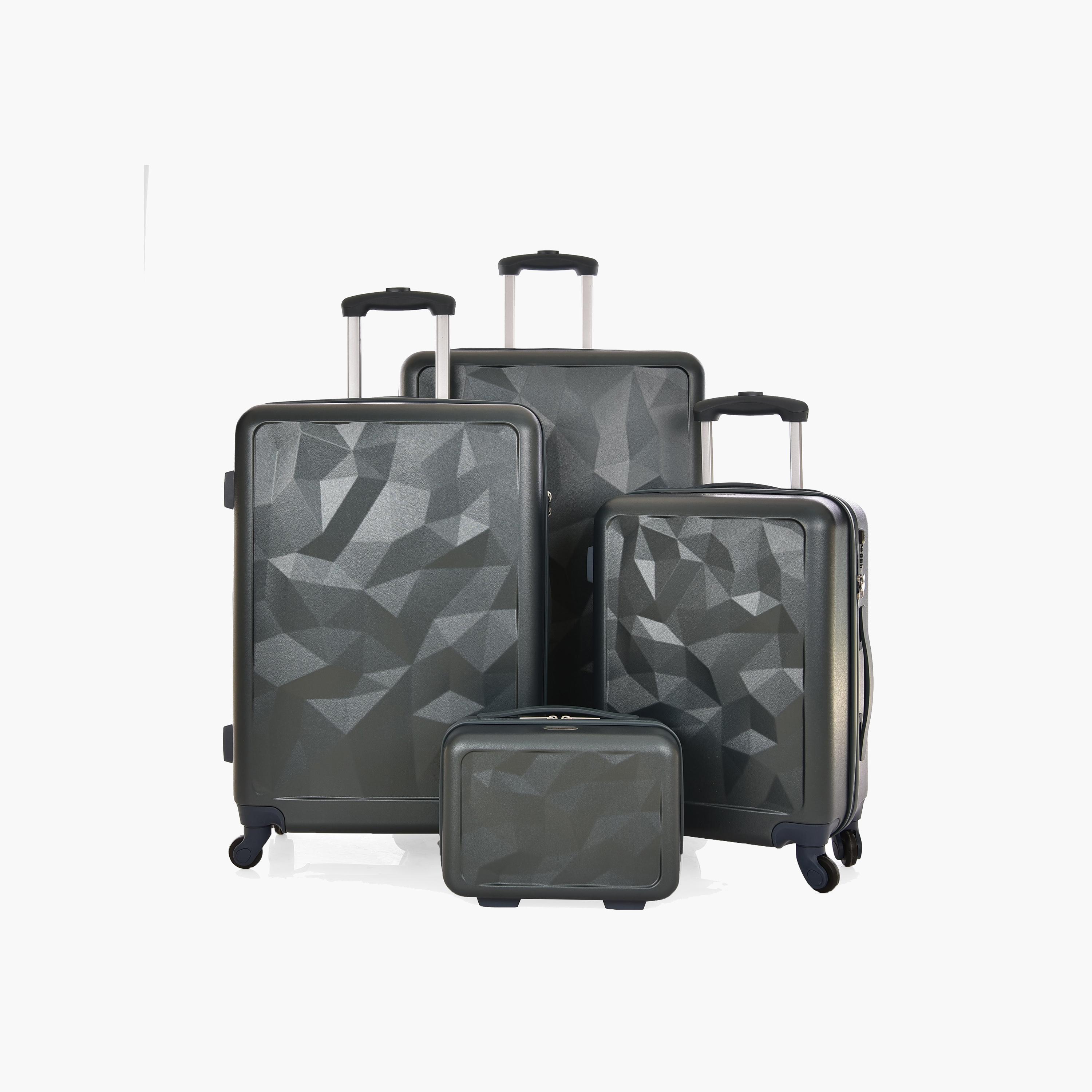 Track Set of 4 ABS Hardcase 4-Wheeler Spinner Luggage Bags with Combination Lock | CS171/4P-travel-luggagesandbags-luggage-image-1