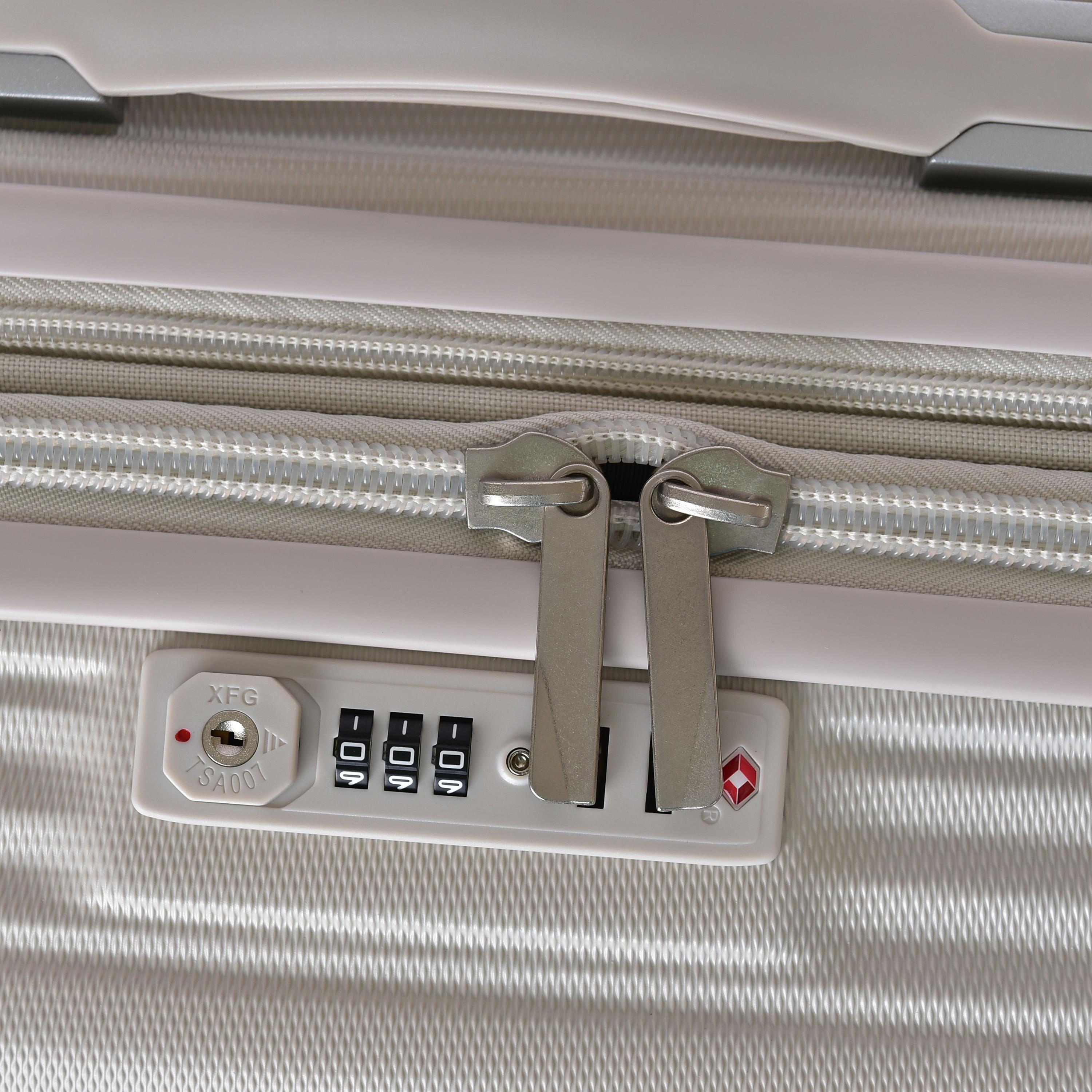 Track Set of 4 ABS Hardcase 4-Wheeler Spinner Luggage Bags with TSA Lock | 6037/4P-travel-luggagesandbags-luggage-image-11