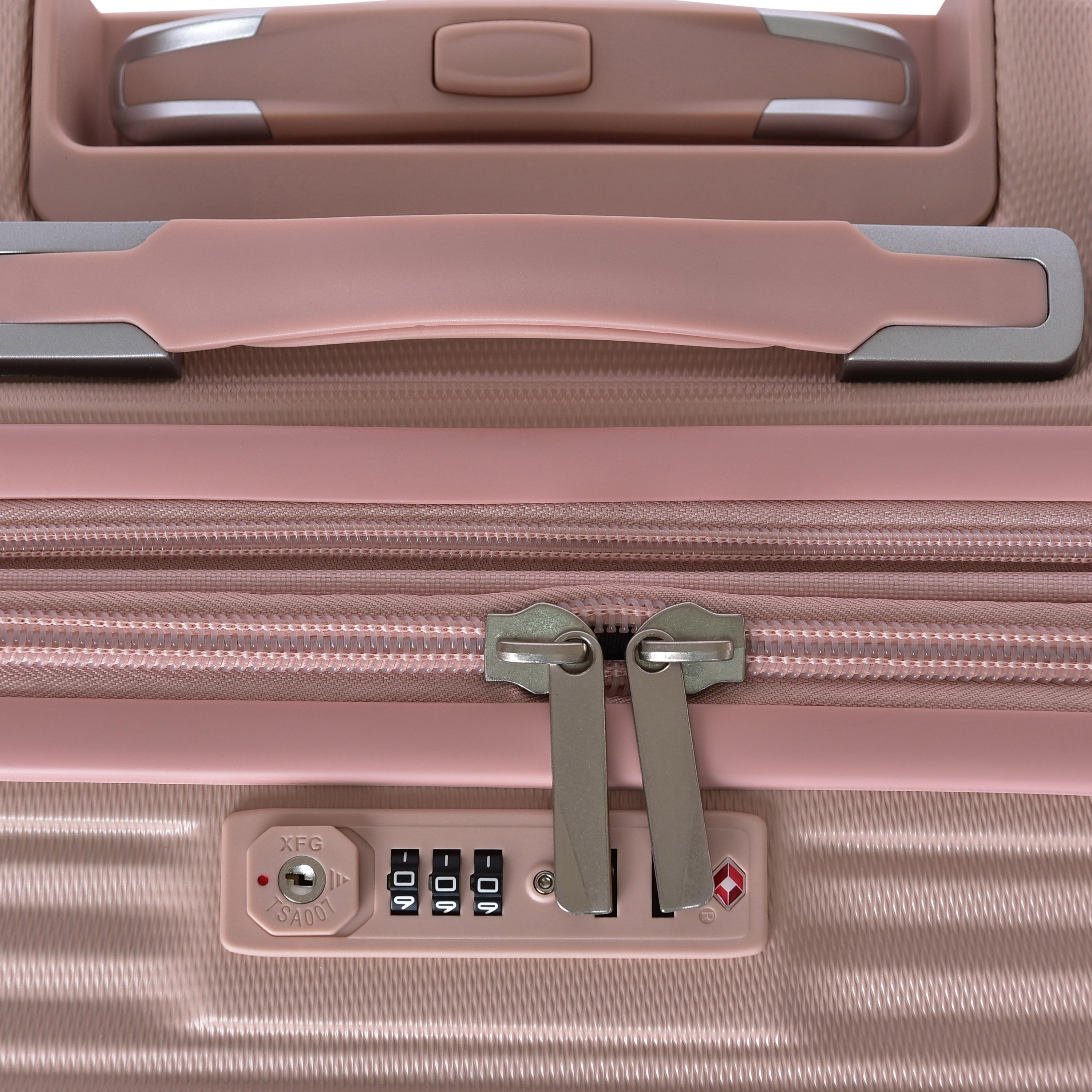 Track Set of 4 ABS Hardcase 4-Wheeler Spinner Luggage Bags with TSA Lock | 6037/4P-travel-luggagesandbags-luggage-image-11