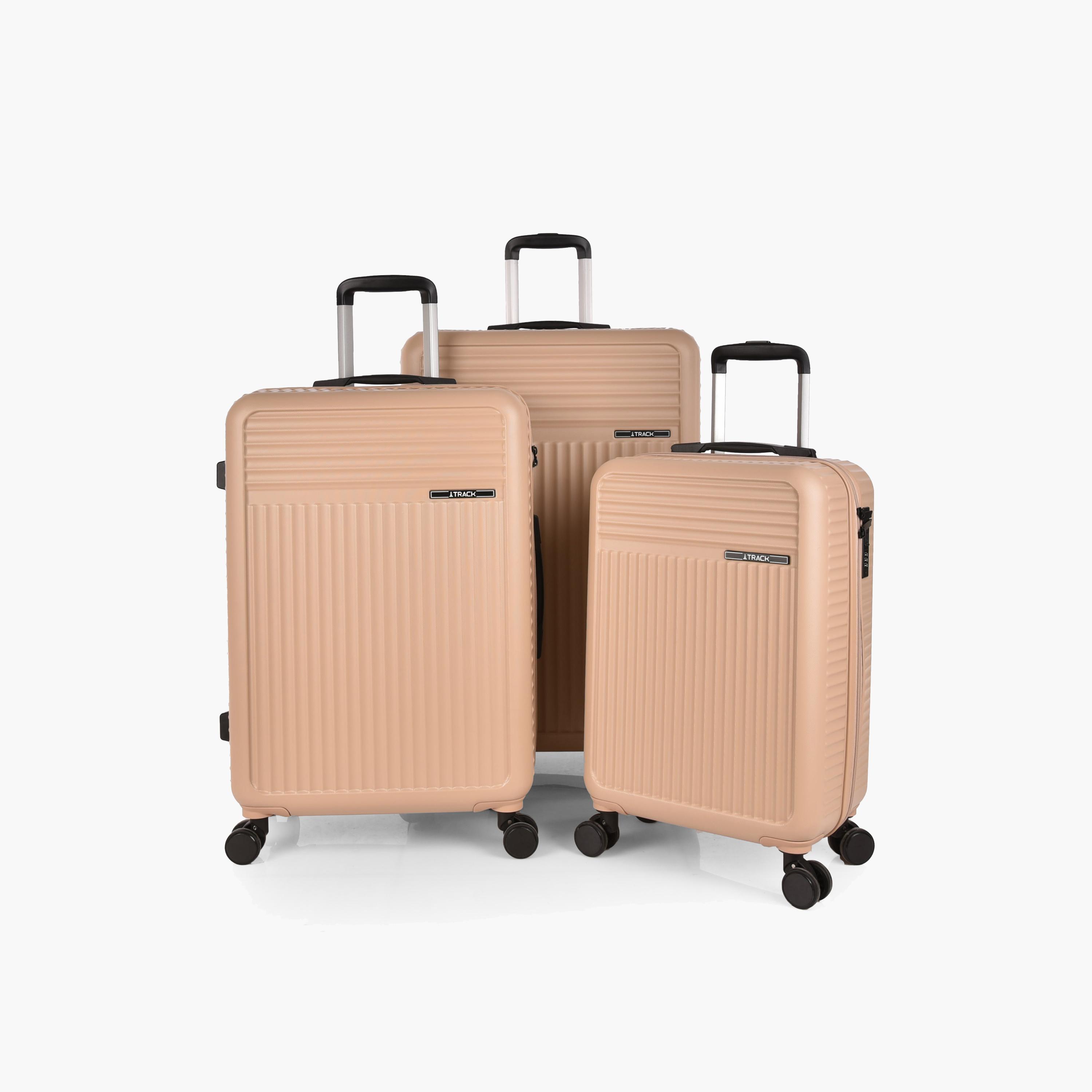 Track Set of 3 ABS Hardcase 4-Wheeler Spinner Luggage Bags with TSA Lock | AB2304/3P-travel-luggagesandbags-luggage-image-1
