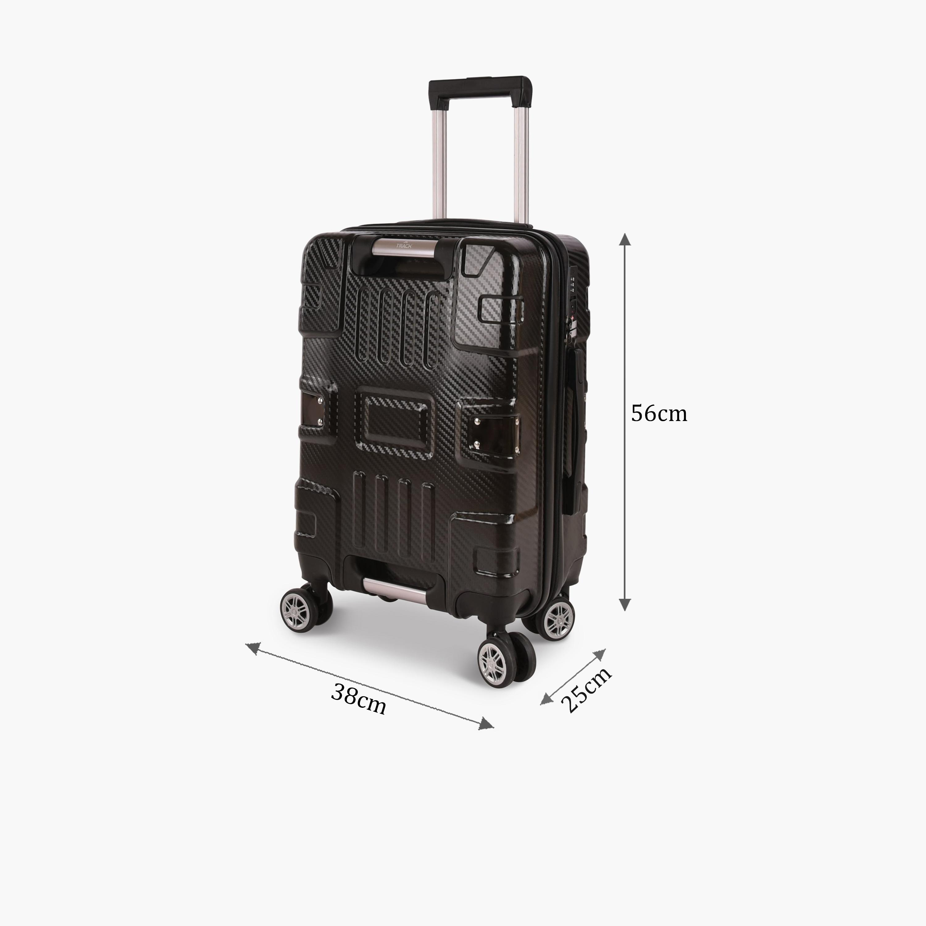 Track 56 CM Small Cabin Polycarbonate and ABS Hardcase 4-Wheeler Spinner Luggage Bag with TSA Lock | 1181-20-travel-luggagesandbags-luggage-image-2