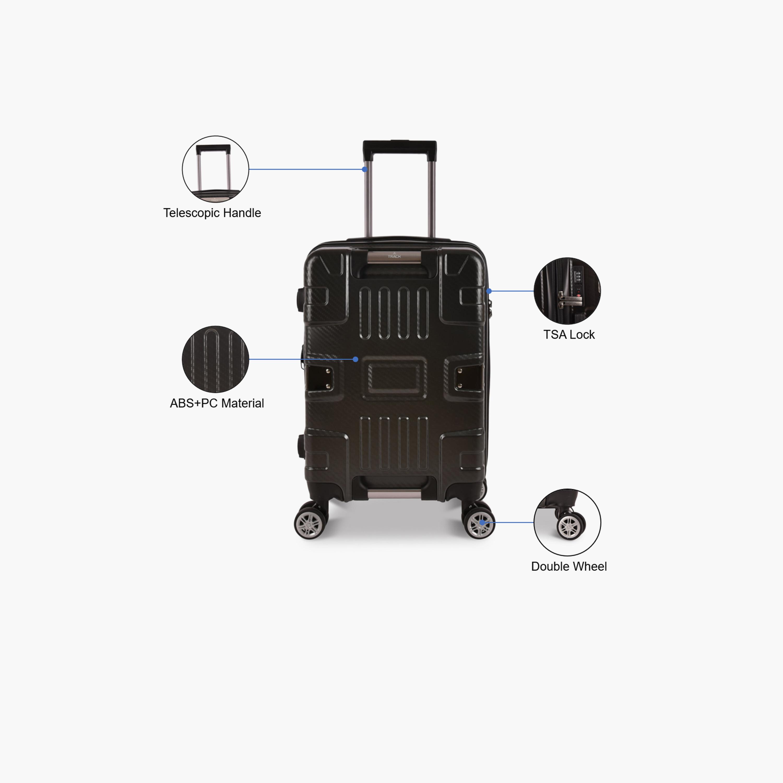 تراك-  شنطة سفر دوارة صغيرة من البولي كربونات والبلاستيك الصلب مع قفل برمز  | 1181-20-travel-luggagesandbags-luggage-image-3