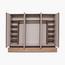 Woody Lugano 6-Door Wardrobe with Drawers-InfluencerCodes_Ramadan26_All_20012026-image-2