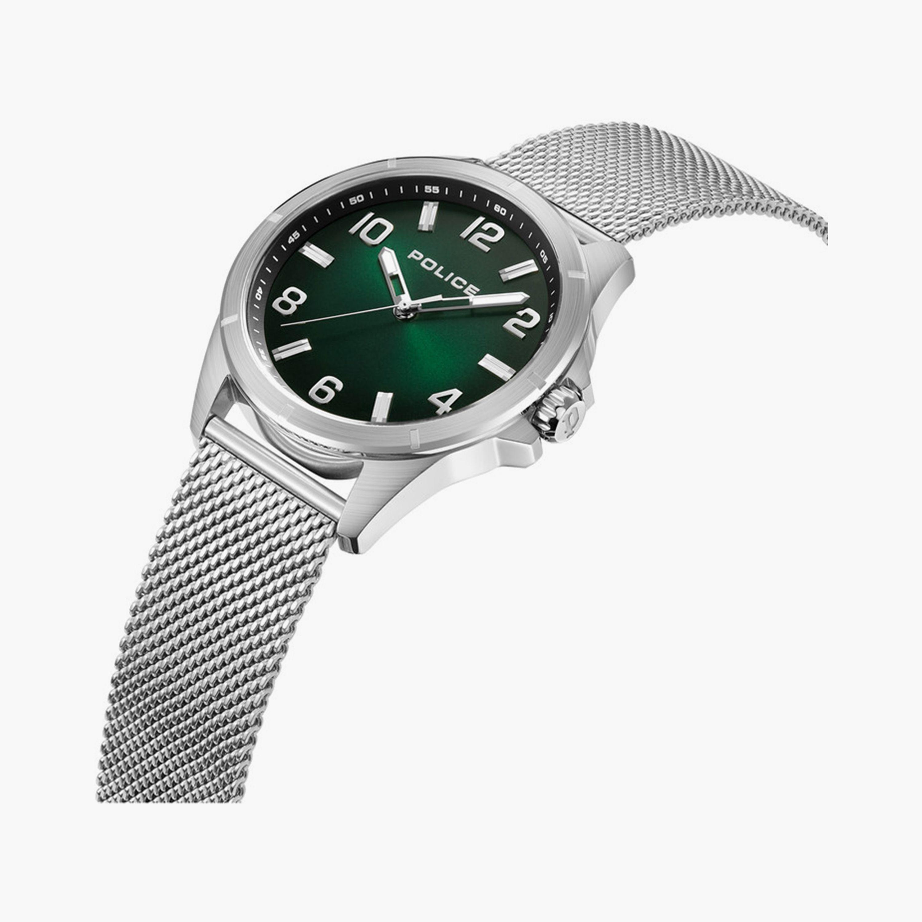 بوليس-  ساعة ستانلس ستيل تناظرية فضية للرجال مقاس 53 مم | PEWJG0018301-men-watchesandjewellery-watches-image-2