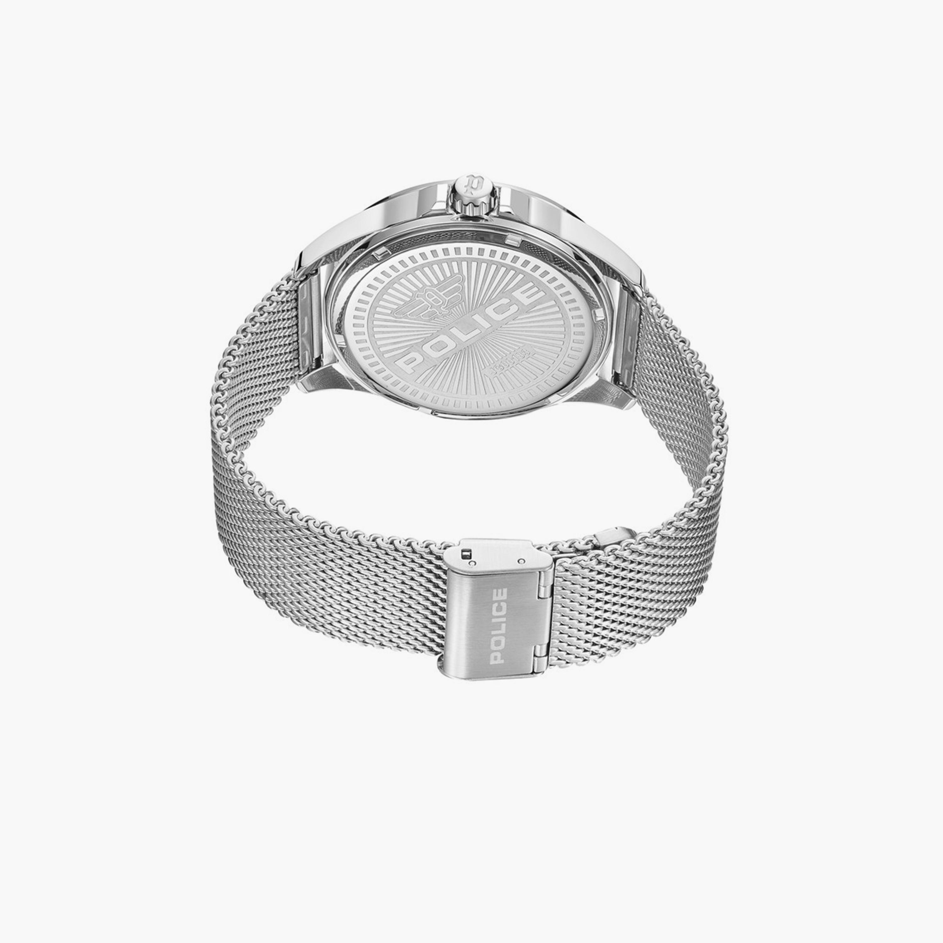 بوليس-  ساعة ستانلس ستيل تناظرية فضية للرجال مقاس 53 مم | PEWJG0018301-men-watchesandjewellery-watches-image-3