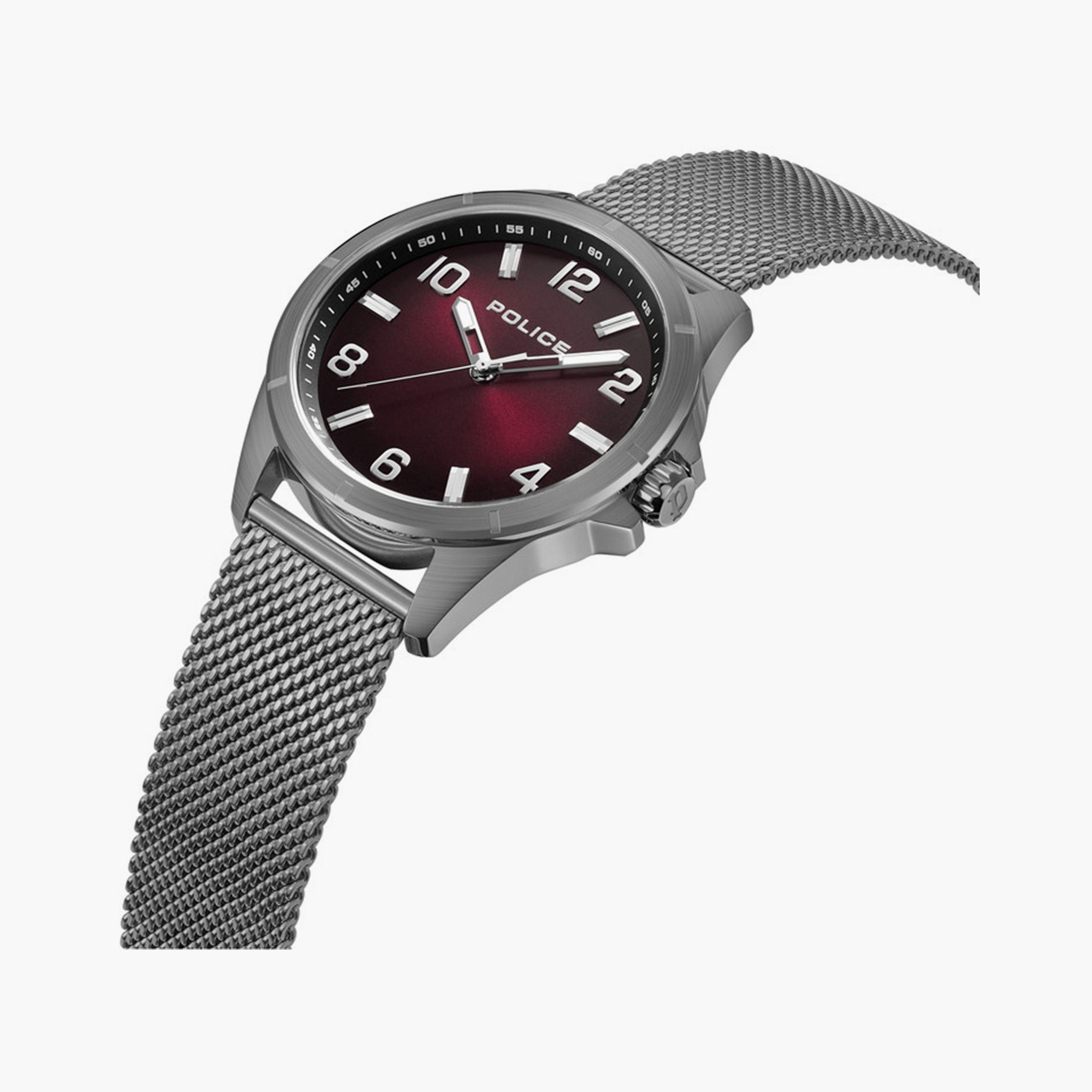 بوليس-  ساعة ستانلس ستيل تناظرية رمادية للرجال مقاس 53 مم | PEWJG0018302-men-watchesandjewellery-watches-image-2