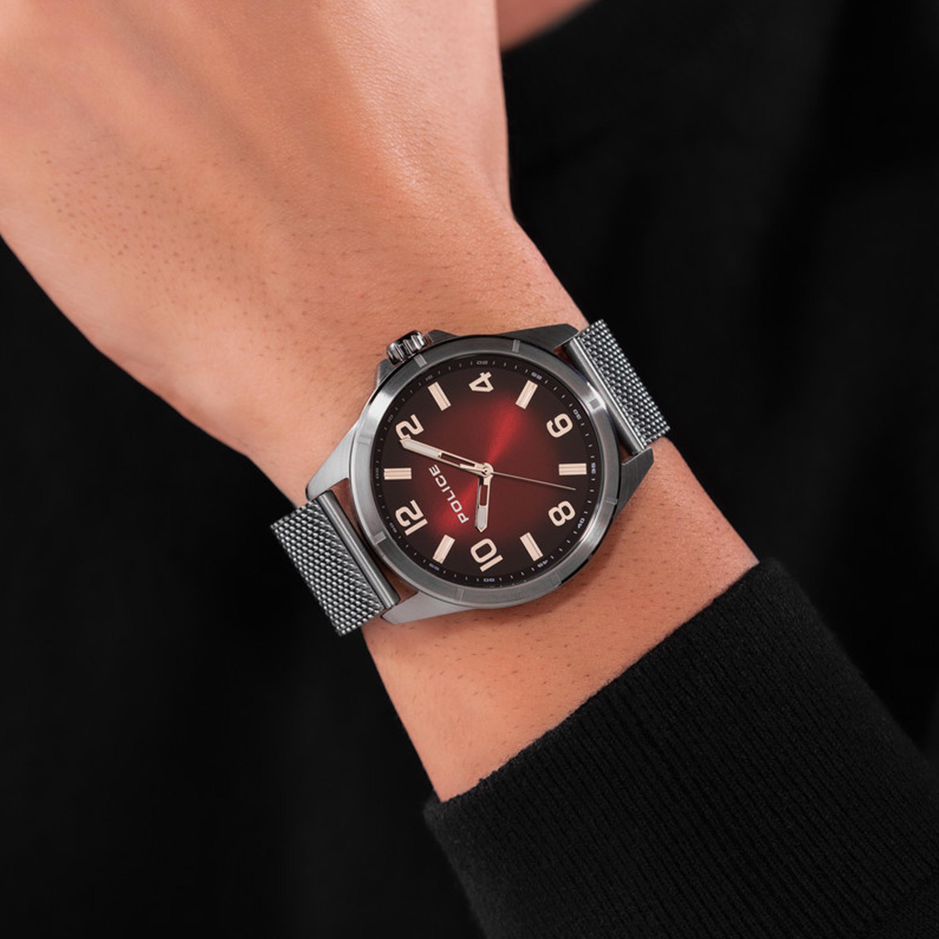 بوليس-  ساعة ستانلس ستيل تناظرية رمادية للرجال مقاس 53 مم | PEWJG0018302-men-watchesandjewellery-watches-image-5
