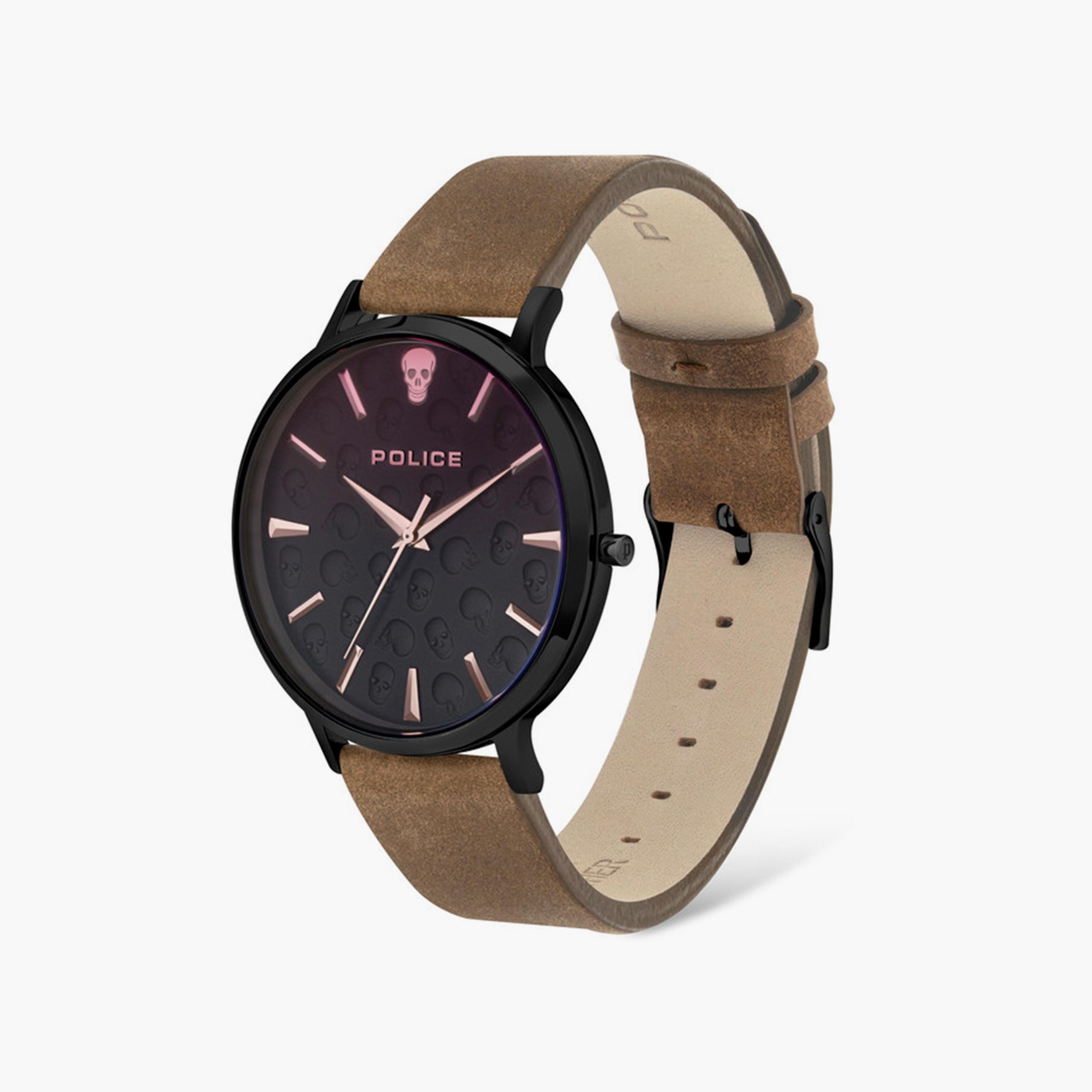 بوليس-  ساعة جلدية تناظرية بنية للرجال مقاس 48 مم | P 16023JSB-02-men-watchesandjewellery-watches-image-3
