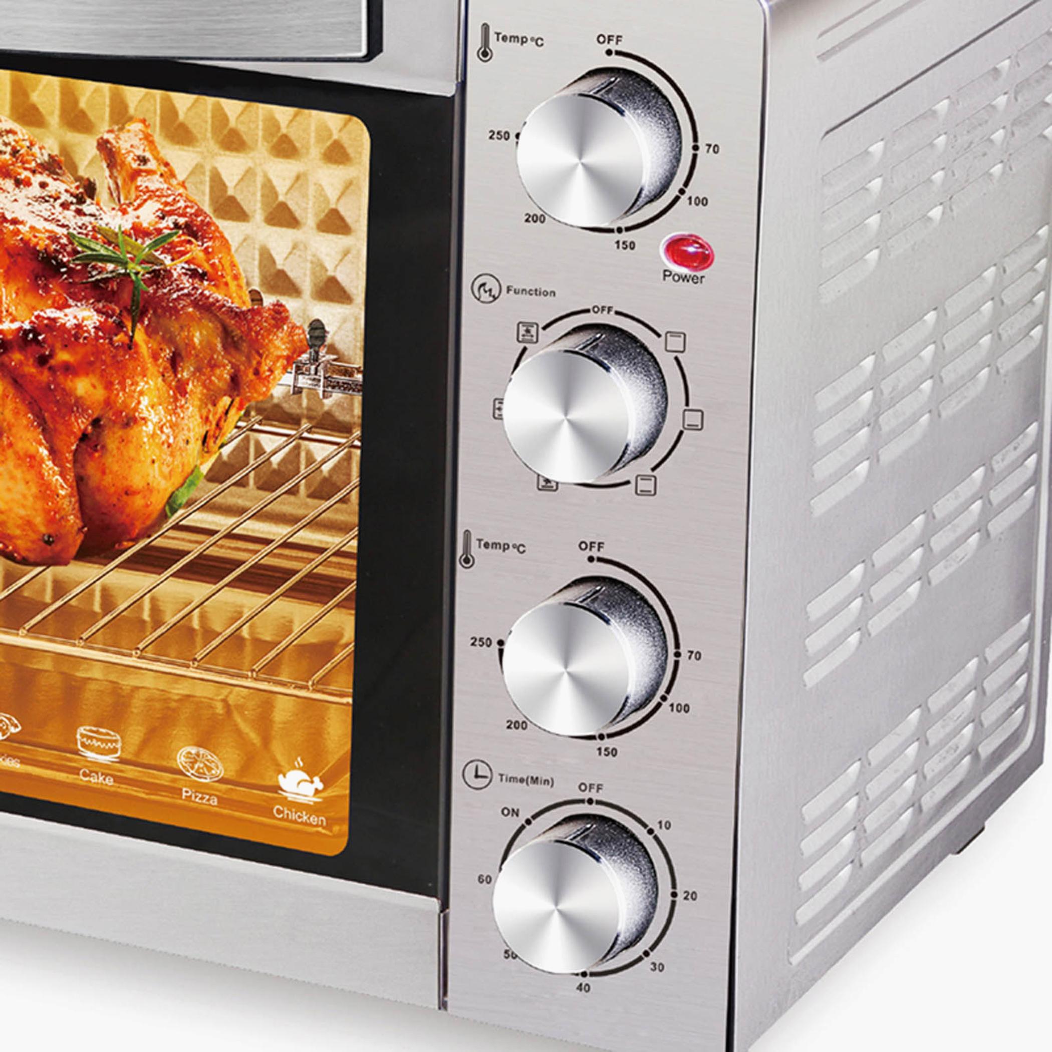 Electric 2200W Oven - 60 L-household-appliances-kitchenappliances-otherkitchenappliances-image-2