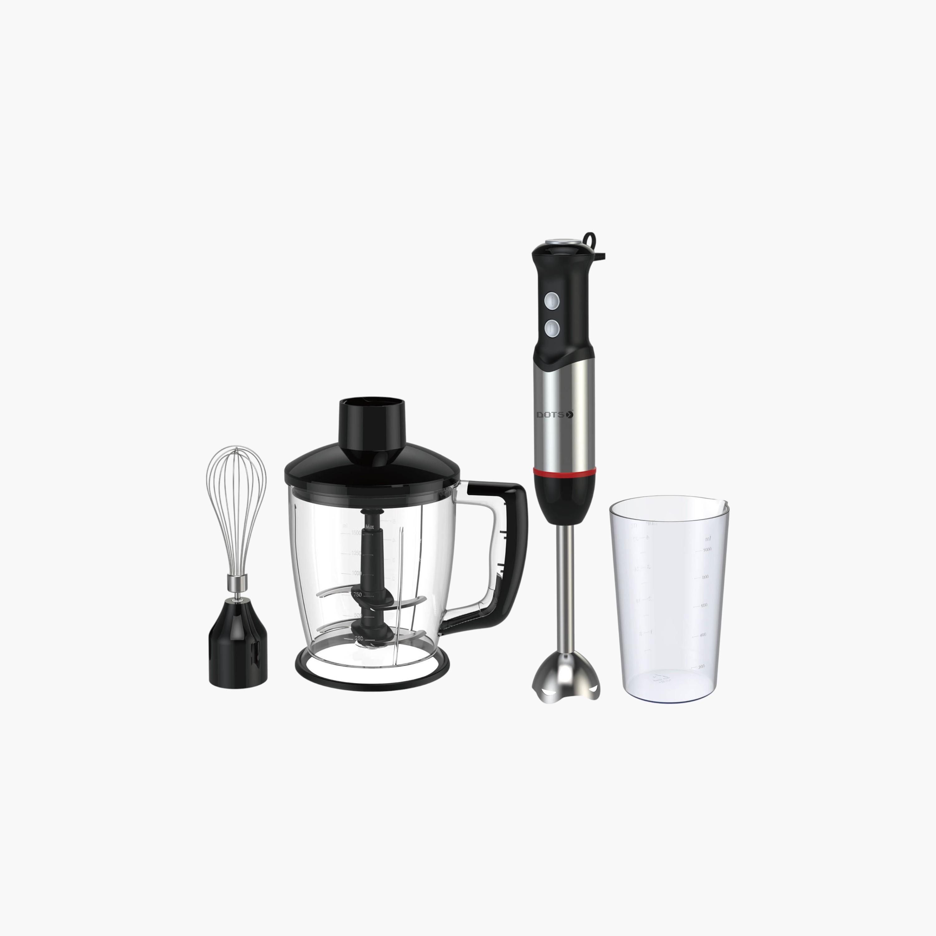 Stainless Steel 4-In-1 Hand Blender - 1.5 L-household-appliances-kitchenappliances-blendersmixersandgrinders-image-1