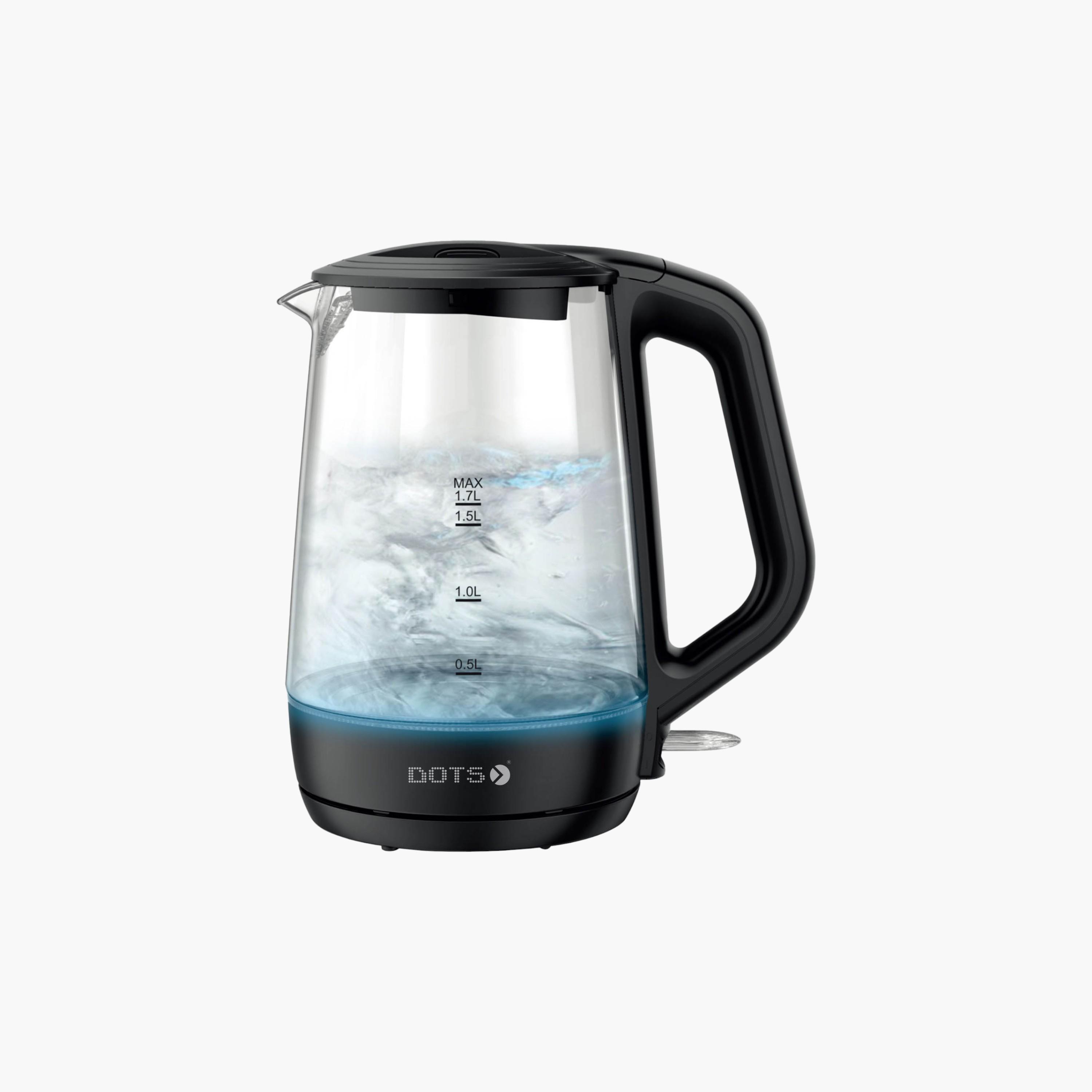 Glass 2200 W Water Kettle - 1.7 L-household-appliances-kitchenappliances-electrickettles-image-1
