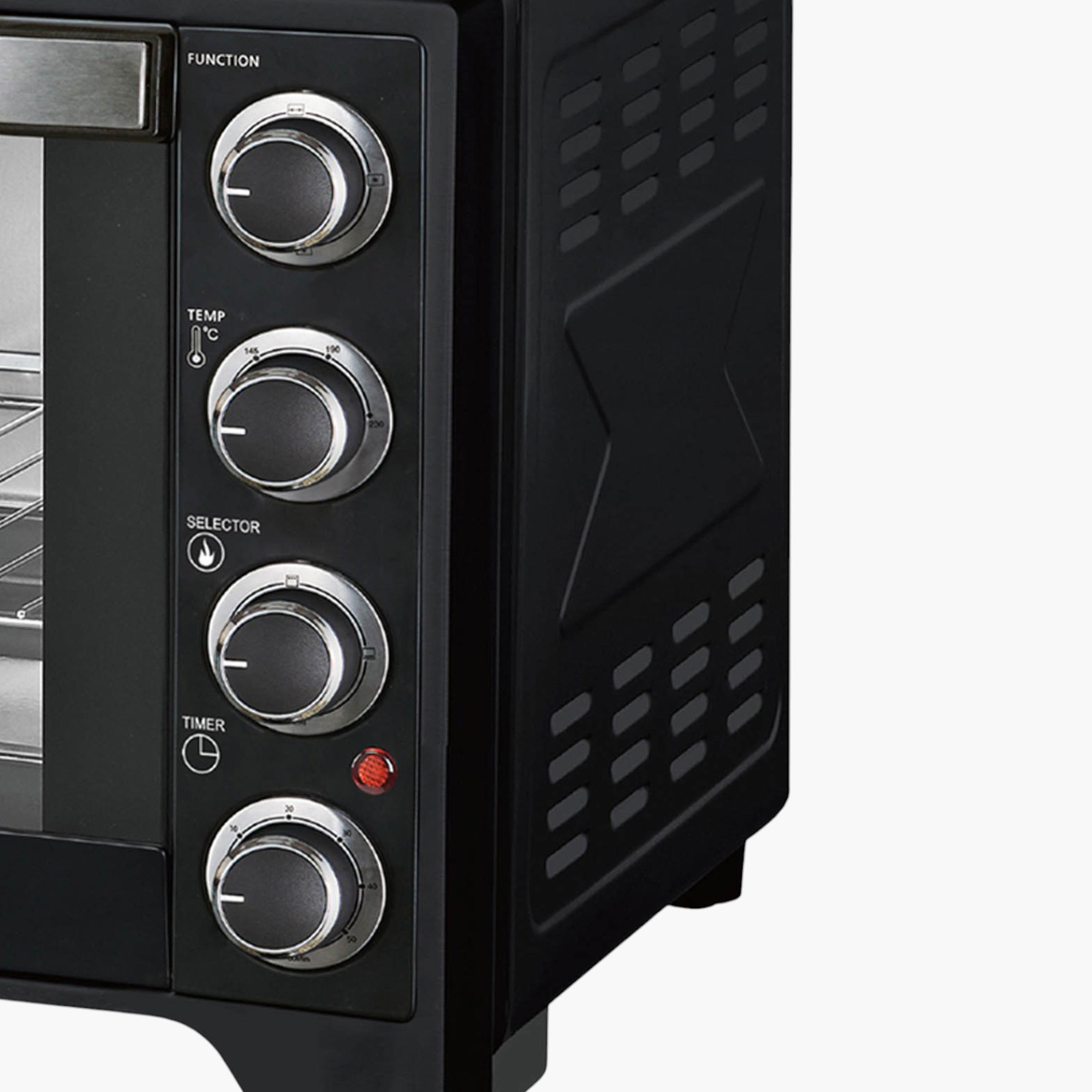 Electric Oven with Double Glass Door and Grill - 60 L-household-appliances-kitchenappliances-microwavesandovens-image-2