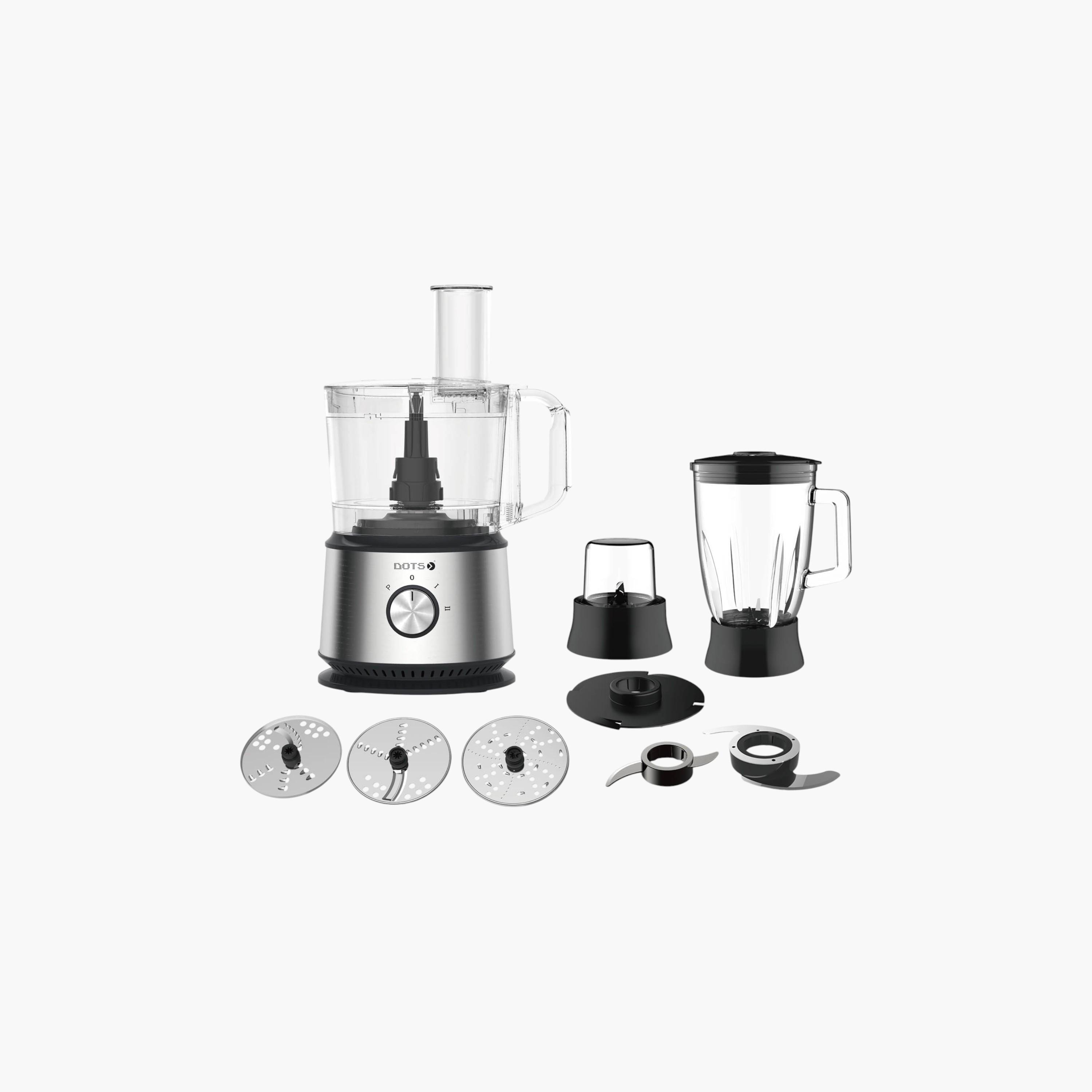 600 W Multi-Functional Food Processor with Chopping Blade - 2 L-household-appliances-kitchenappliances-foodprocessors-image-1
