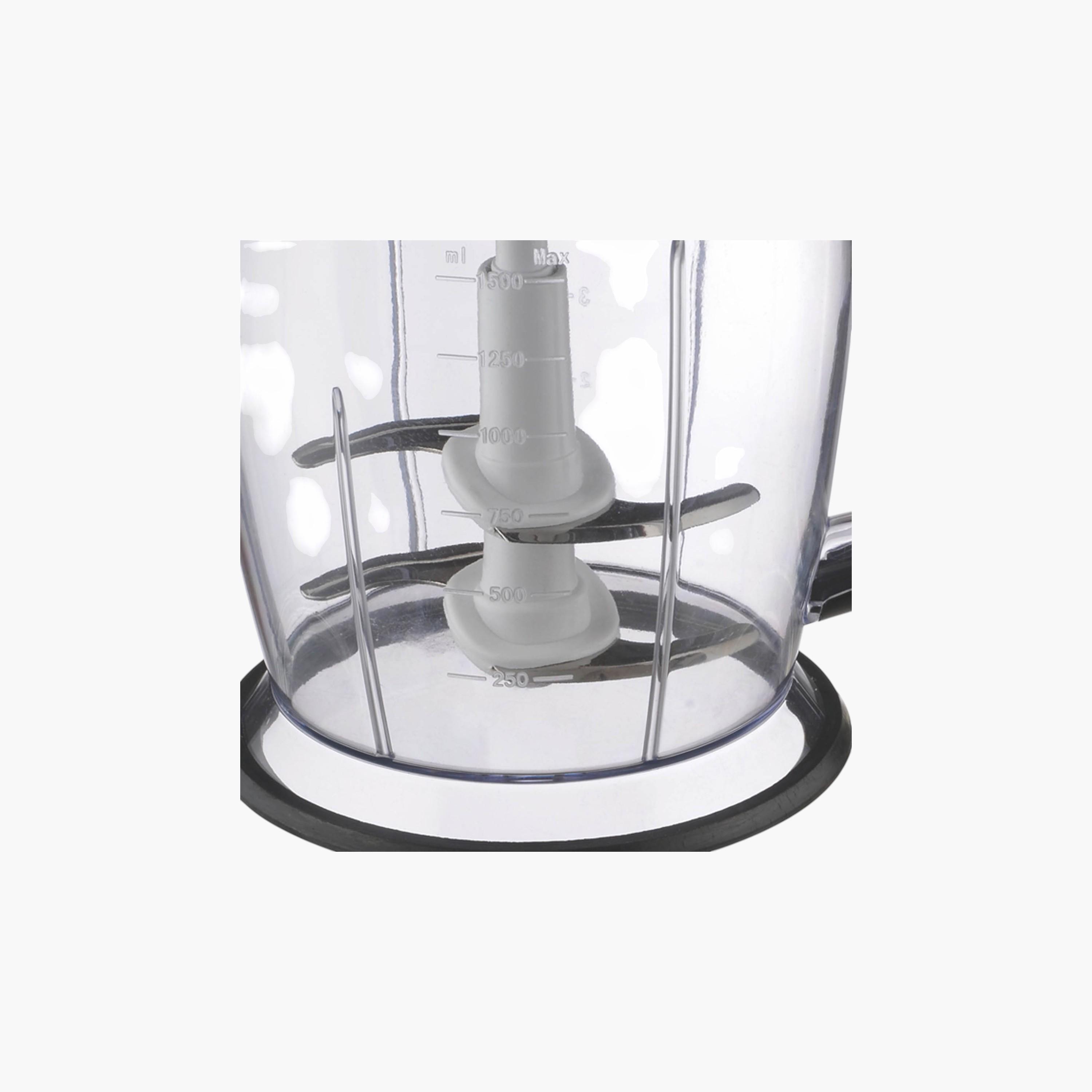 Low Noise 300W Electric Chopper with Safety Lock - 2 L-household-appliances-kitchenappliances-foodprocessors-image-3