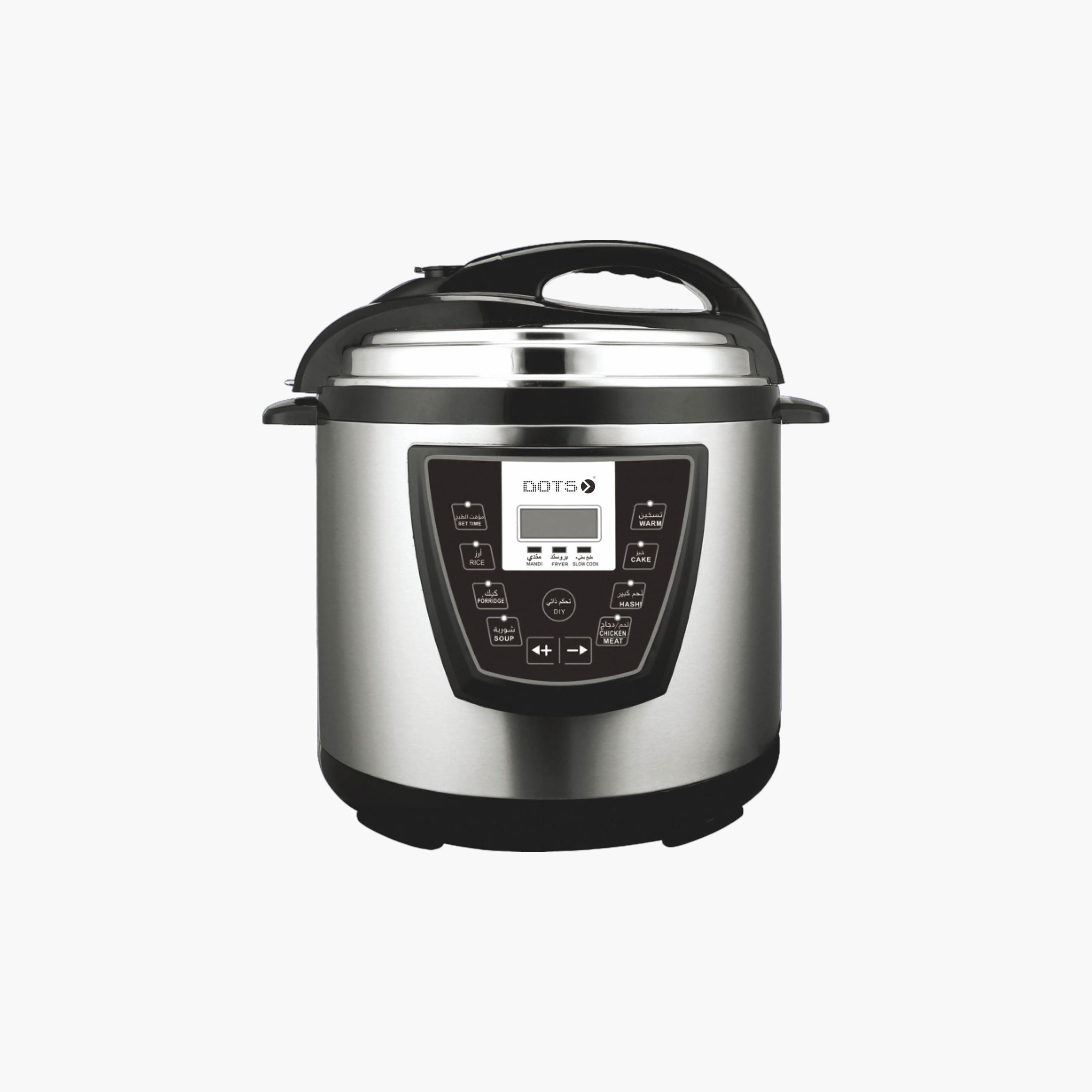 1300W Electric Pressure Cooker - 8 L-household-appliances-kitchenappliances-electriccookers-image-1