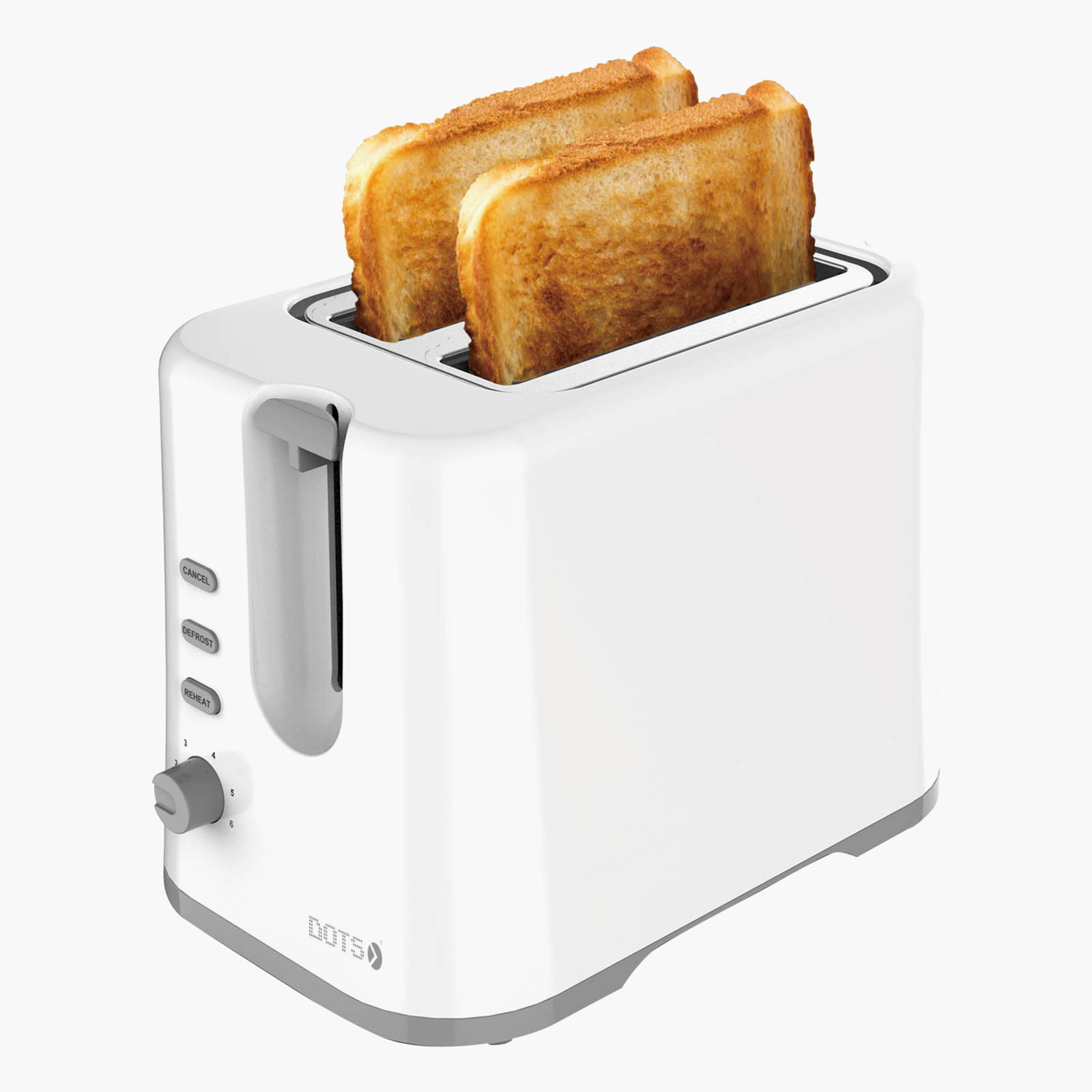 870W Toaster with Two Slots - 15x15 cms-household-appliances-kitchenappliances-toasters-image-1