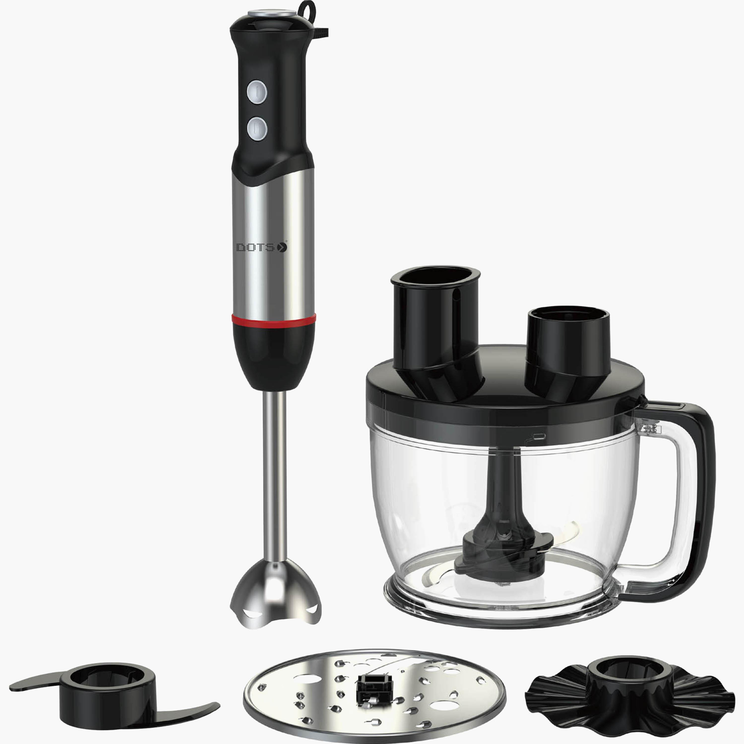 Stainless Steel 500 W 6-in-1 Hand Blender - 2 L-household-appliances-kitchenappliances-blendersmixersandgrinders-image-1