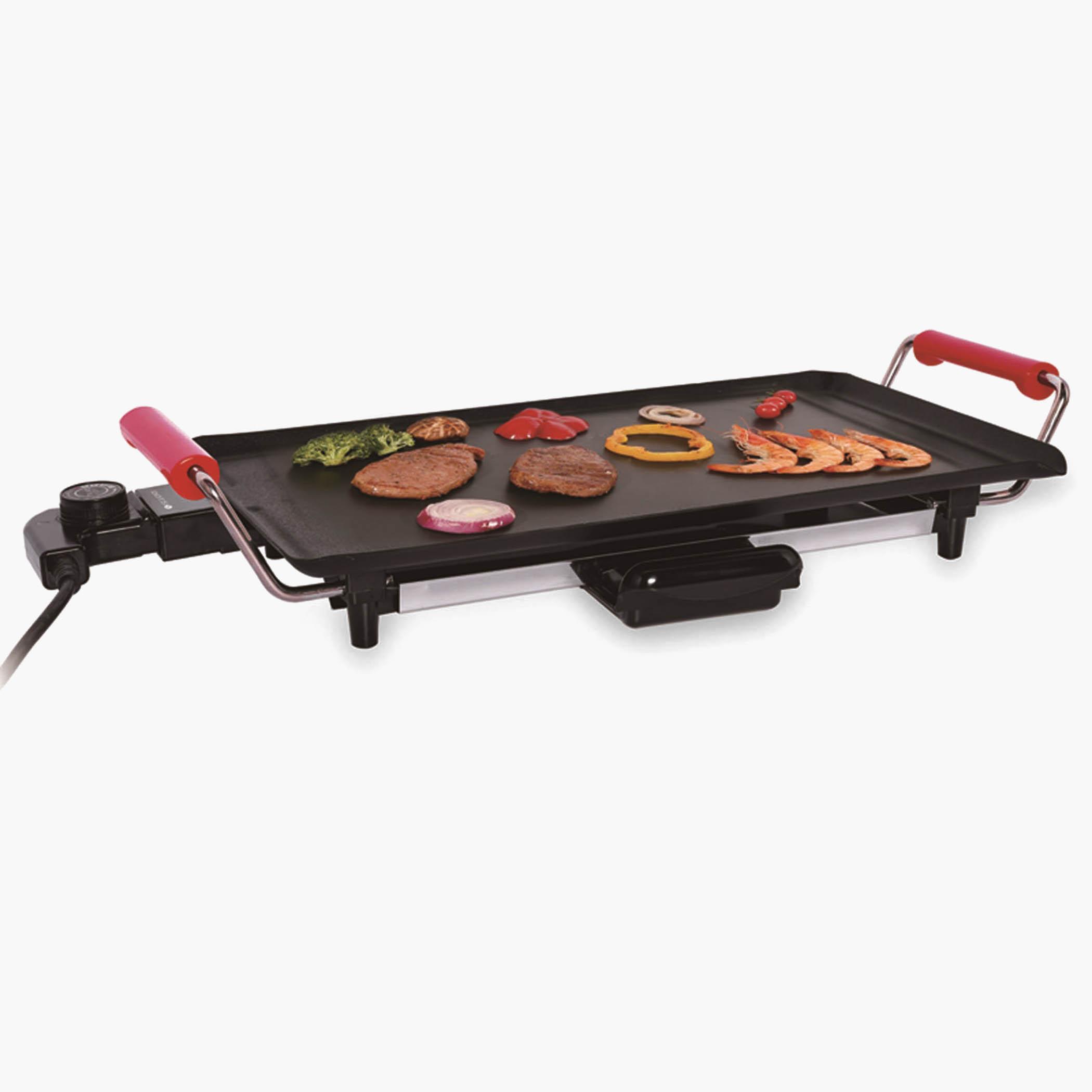 Non-Stick 2000W Electric Grill Plate with Detachable Thermostat-household-appliances-kitchenappliances-otherkitchenappliances-image-1