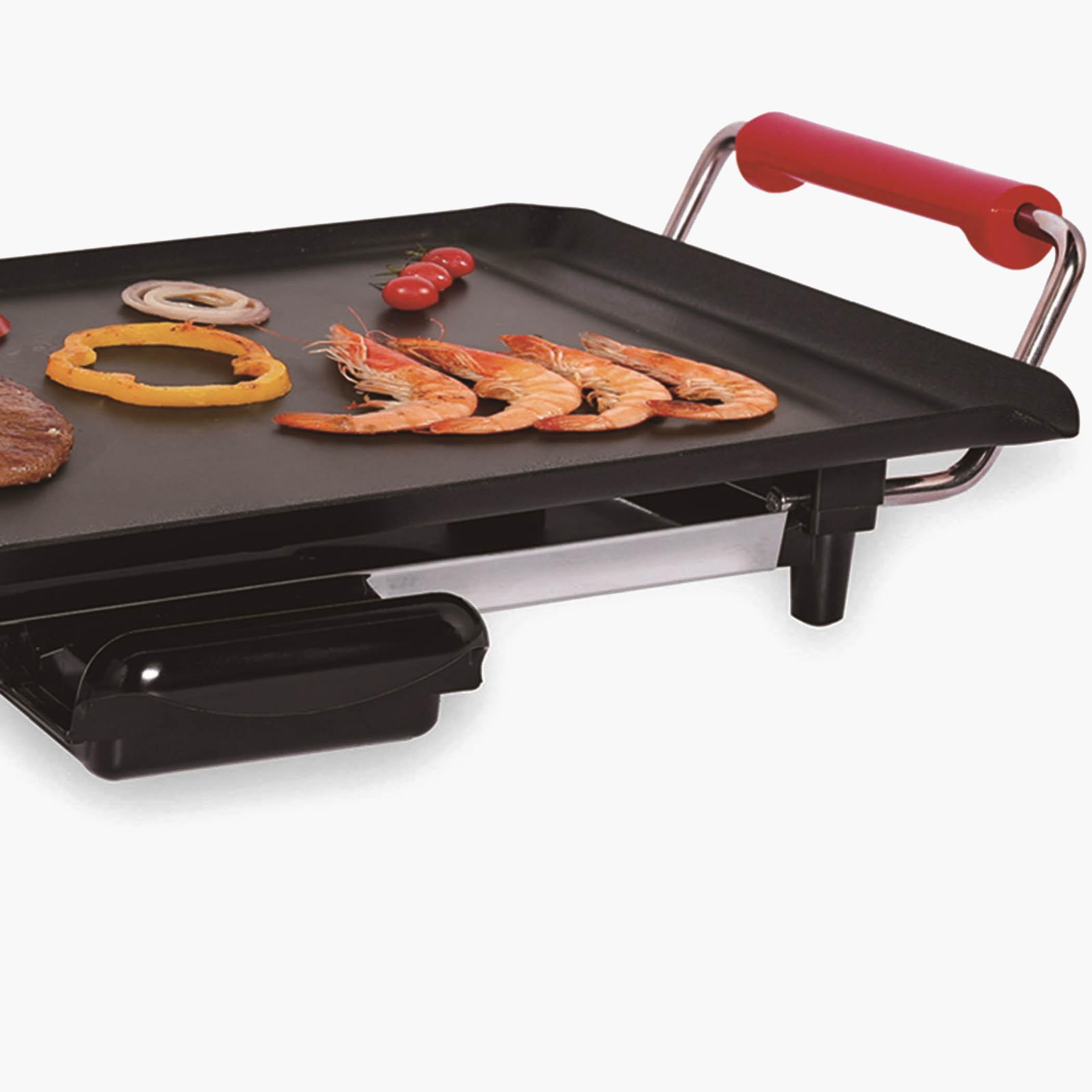 Non-Stick 2000W Electric Grill Plate with Detachable Thermostat-household-appliances-kitchenappliances-otherkitchenappliances-image-3