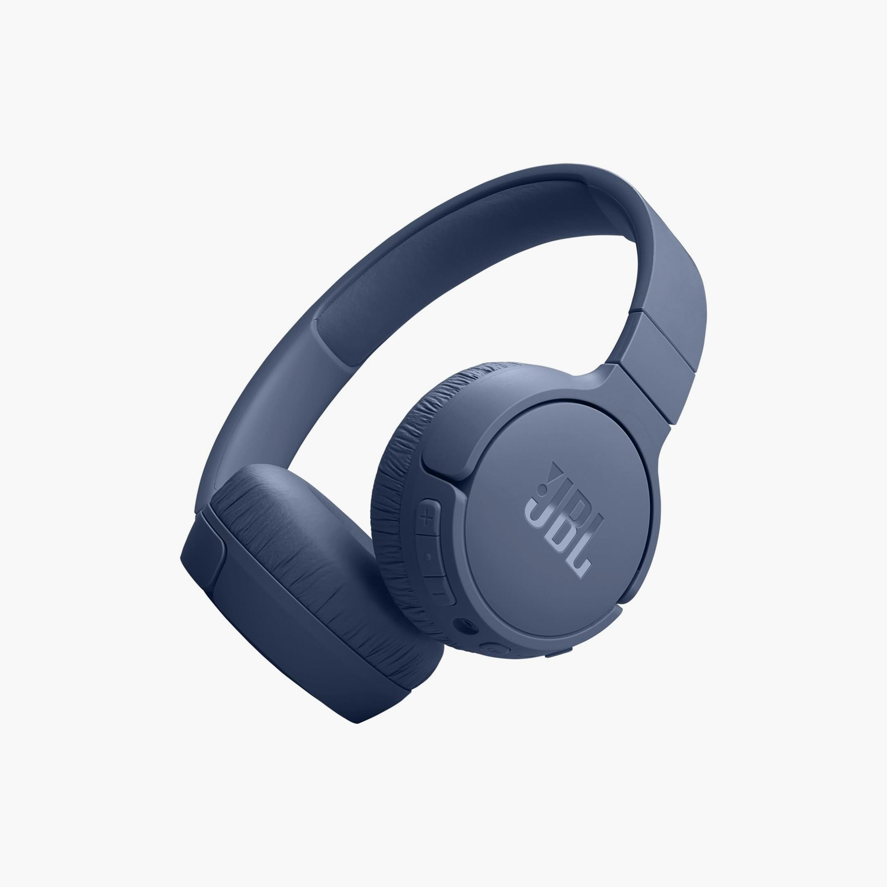 JBL Wireless On Ear Headphones Blue | JBLT520BTBLUEU-electronics-headphonesandearphones-image-1