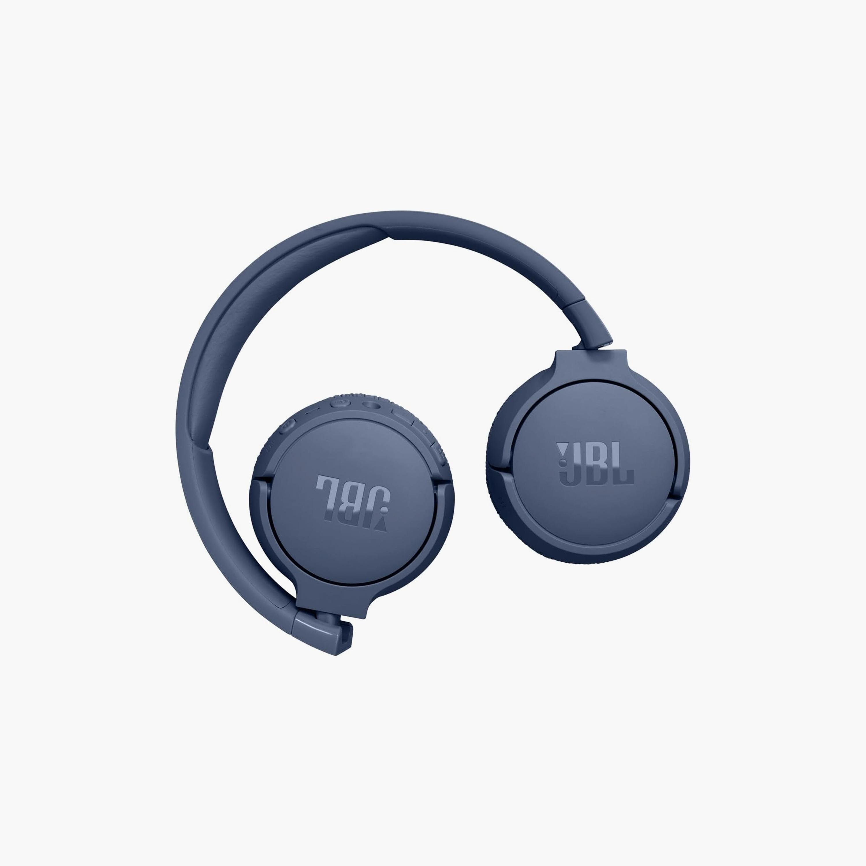 JBL Wireless On Ear Headphones Blue | JBLT520BTBLUEU-electronics-headphonesandearphones-image-3