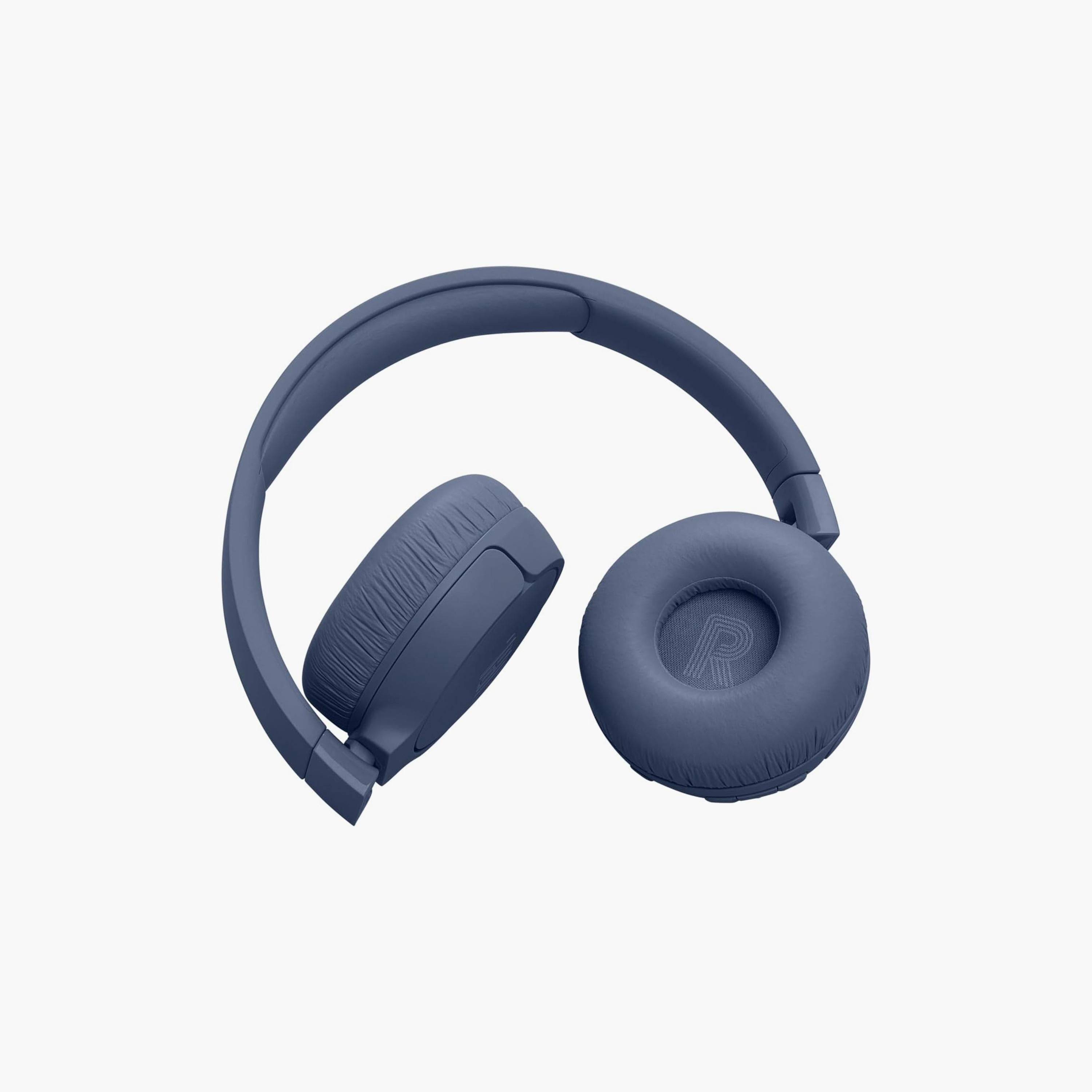 JBL Wireless On Ear Headphones Blue | JBLT520BTBLUEU-electronics-headphonesandearphones-image-4