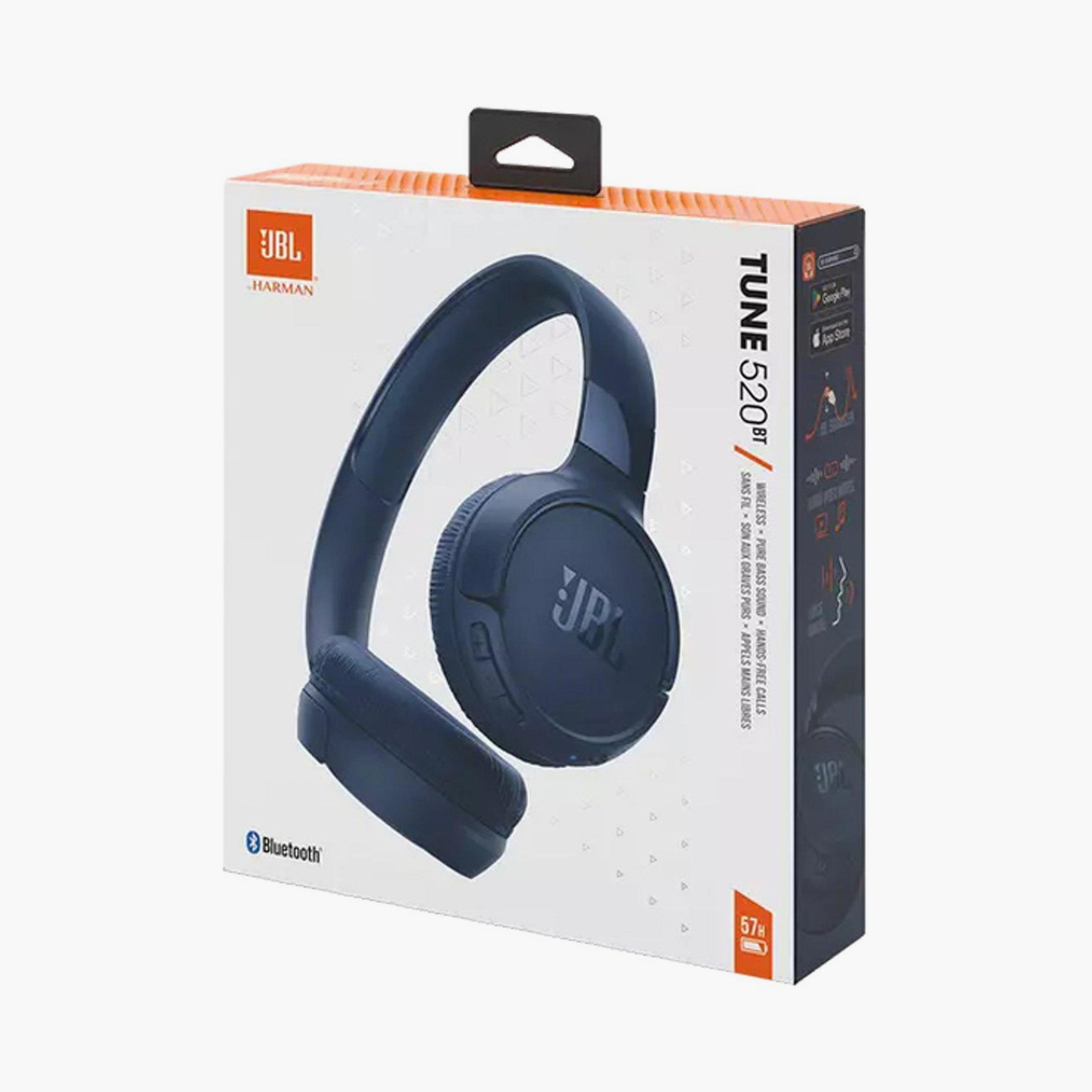 JBL TUNE Wireless On Ear Headphones Blue | JBLT520BTBLUEU-electronics-headphonesandearphones-image-3
