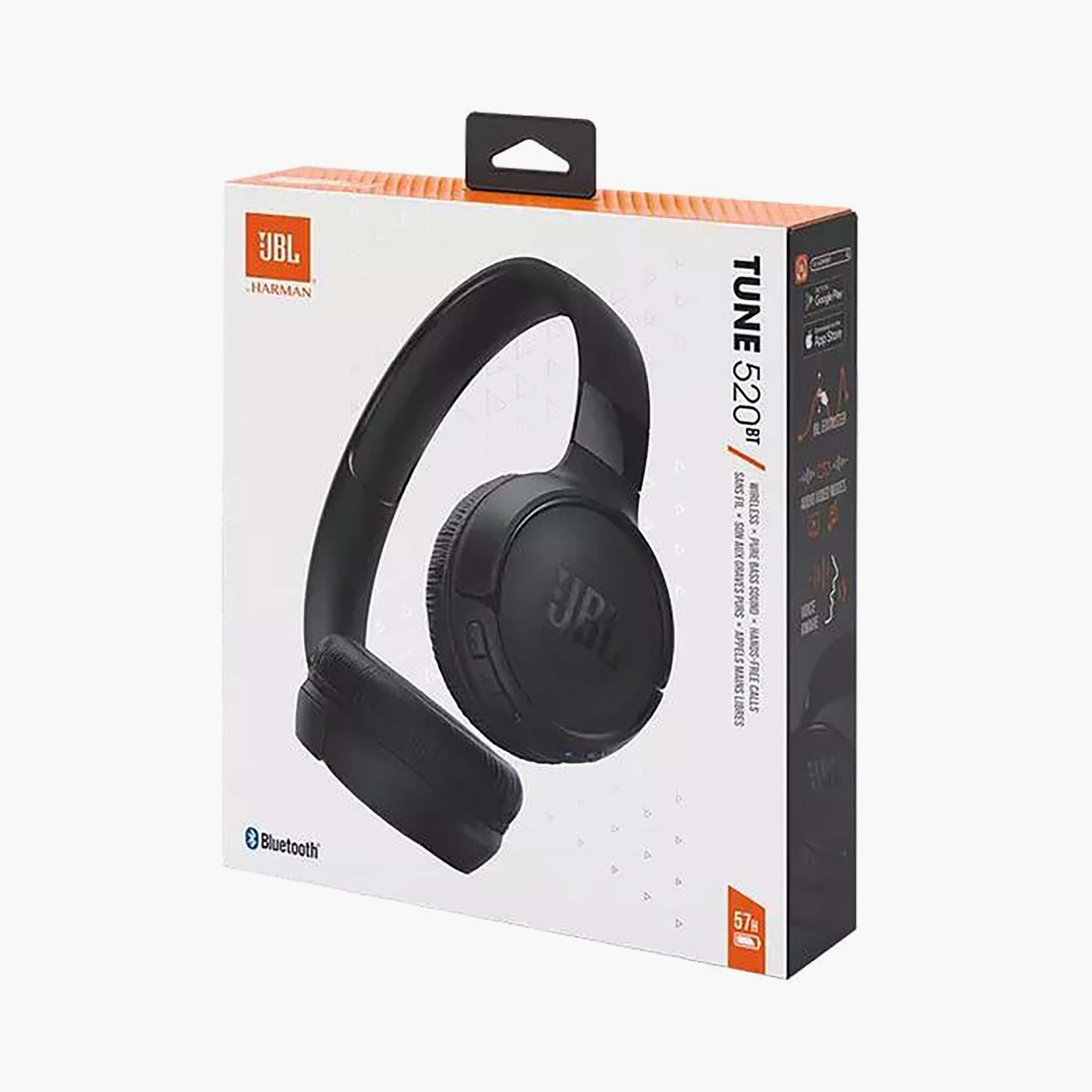 سماعات الرأس من جيه بي ال تون اللاسلكية على الاذن باللون الأسود | JBLT520BTBLKEU-electronics-headphonesandearphones-image-3