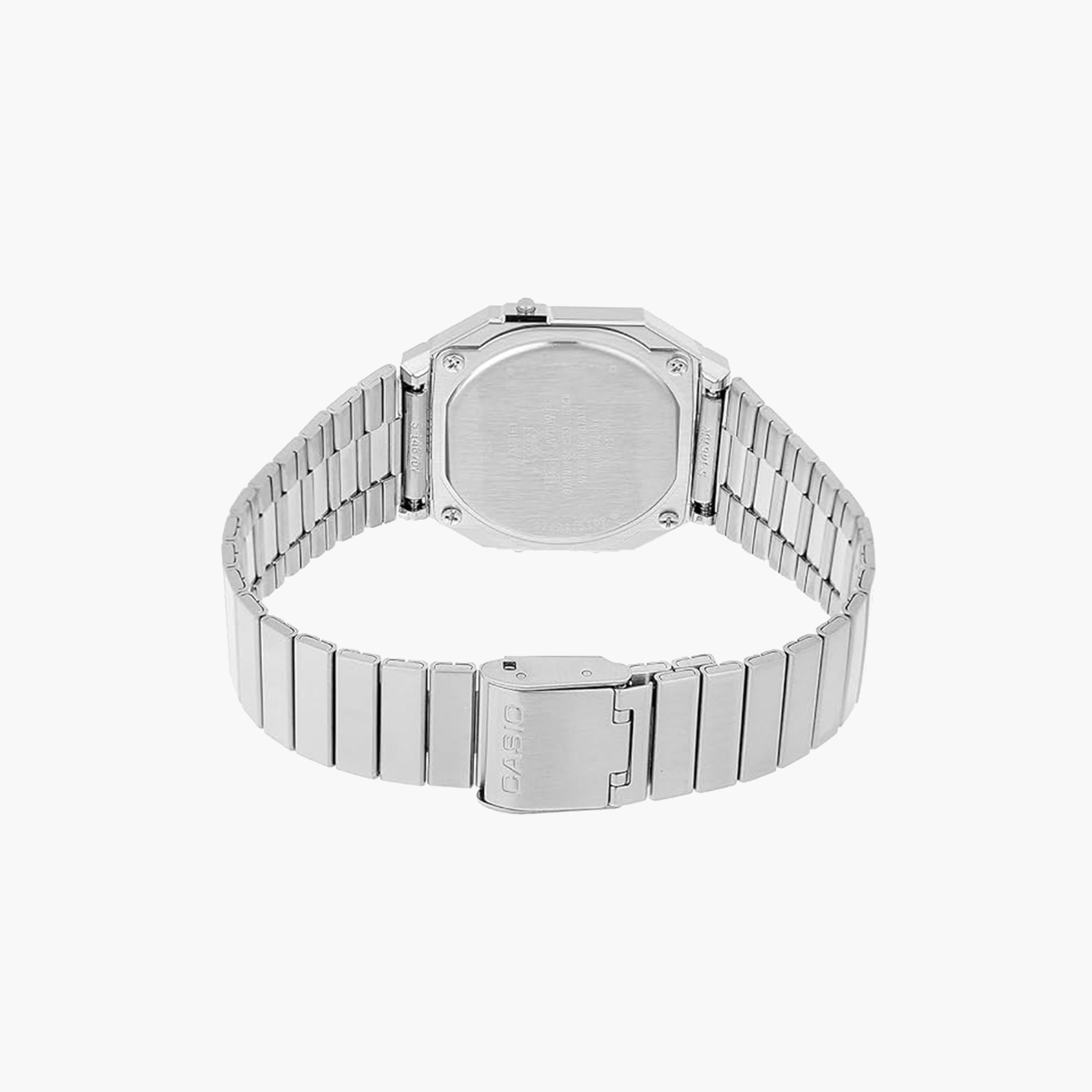 Casio Men's 36 MM Silver Digital Stainless Steel Strap Watch | A700WEV-7ADF-men-watchesandjewellery-watches-image-3