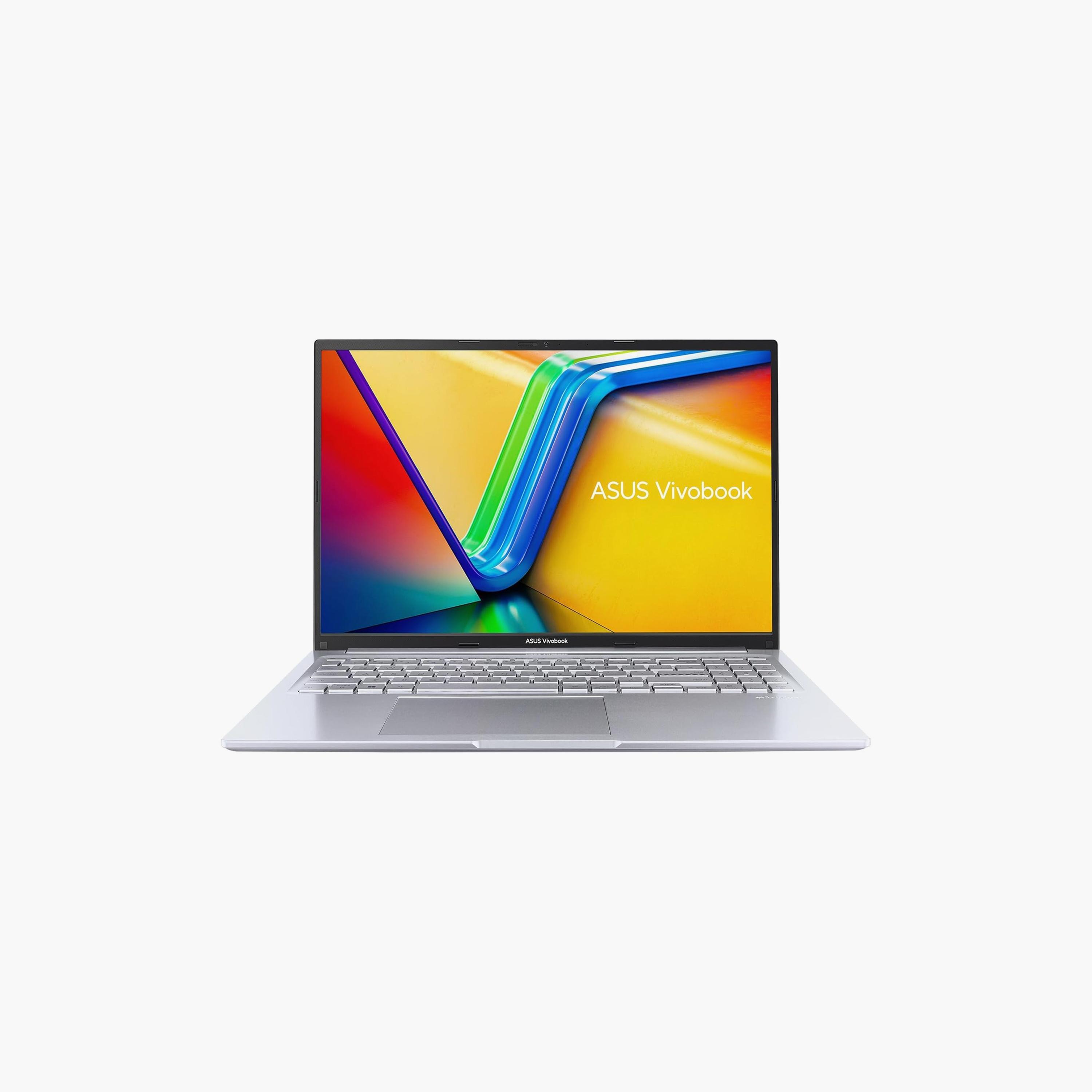أسوس فيفوبوك 16، رايزن 7 7730U، ذاكرة الوصول العشوائي 8 جيجابايت، 512 جيجابايت إس إس دي، جرافيكس راديون، فضي | M1605YA-MB152W-electronics-laptops-image-1