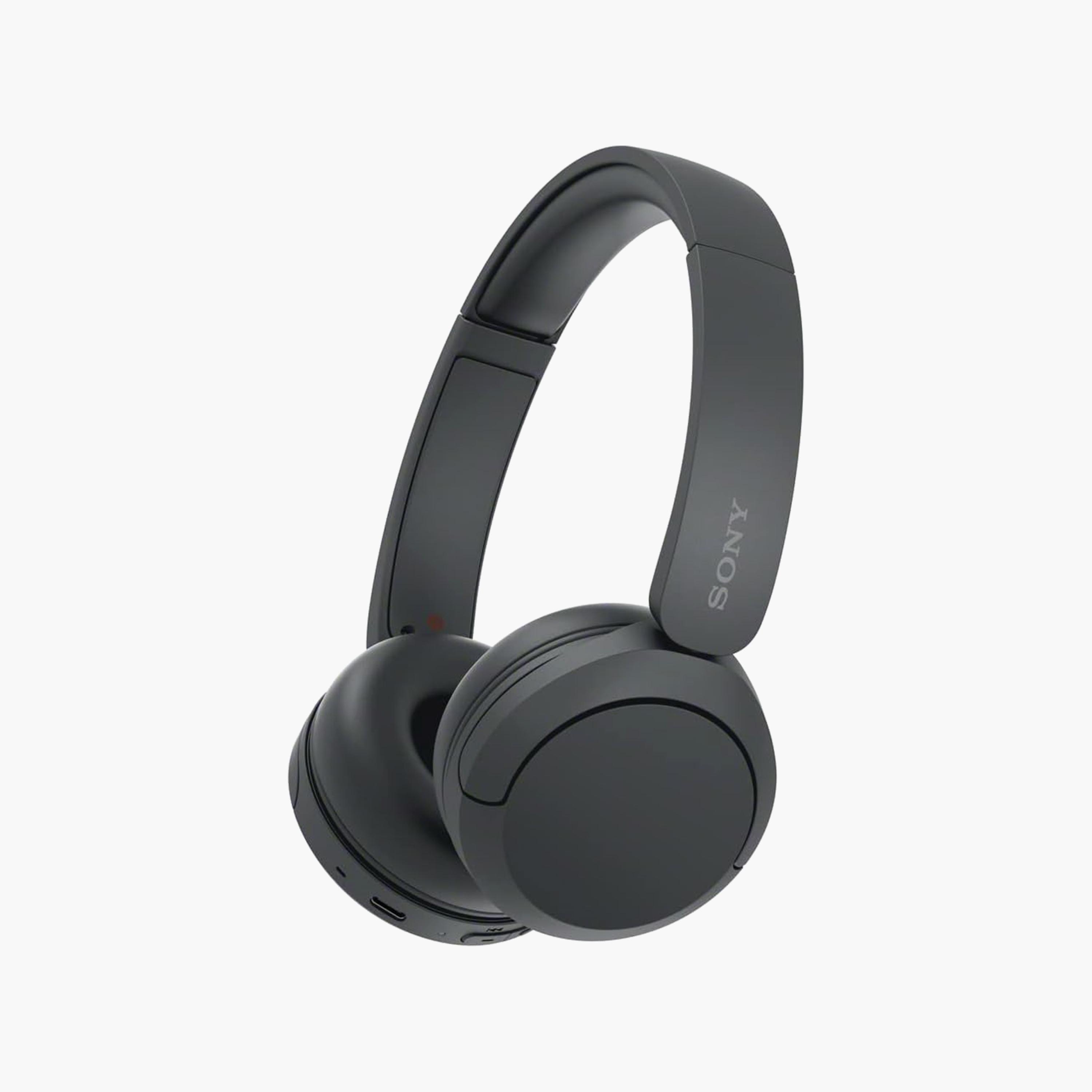 سماعة رأس اللاسلكية فوق الاذن من سوني باللون الأسود | WHCH520/B-electronics-headphonesandearphones-image-1