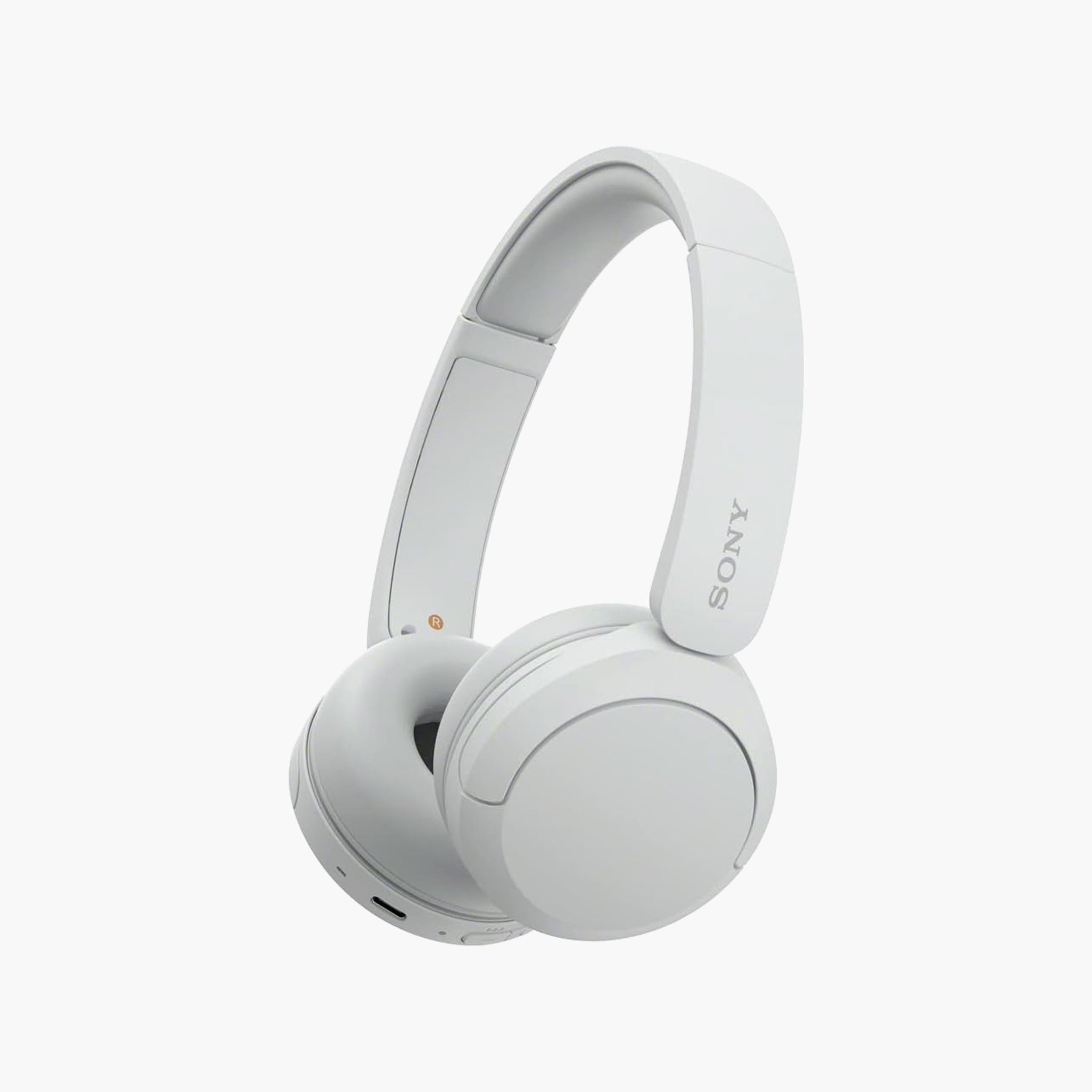 سماعة رأس اللاسلكية فوق الاذن من سوني باللون الأبیض | WHCH520/W-electronics-headphonesandearphones-image-1