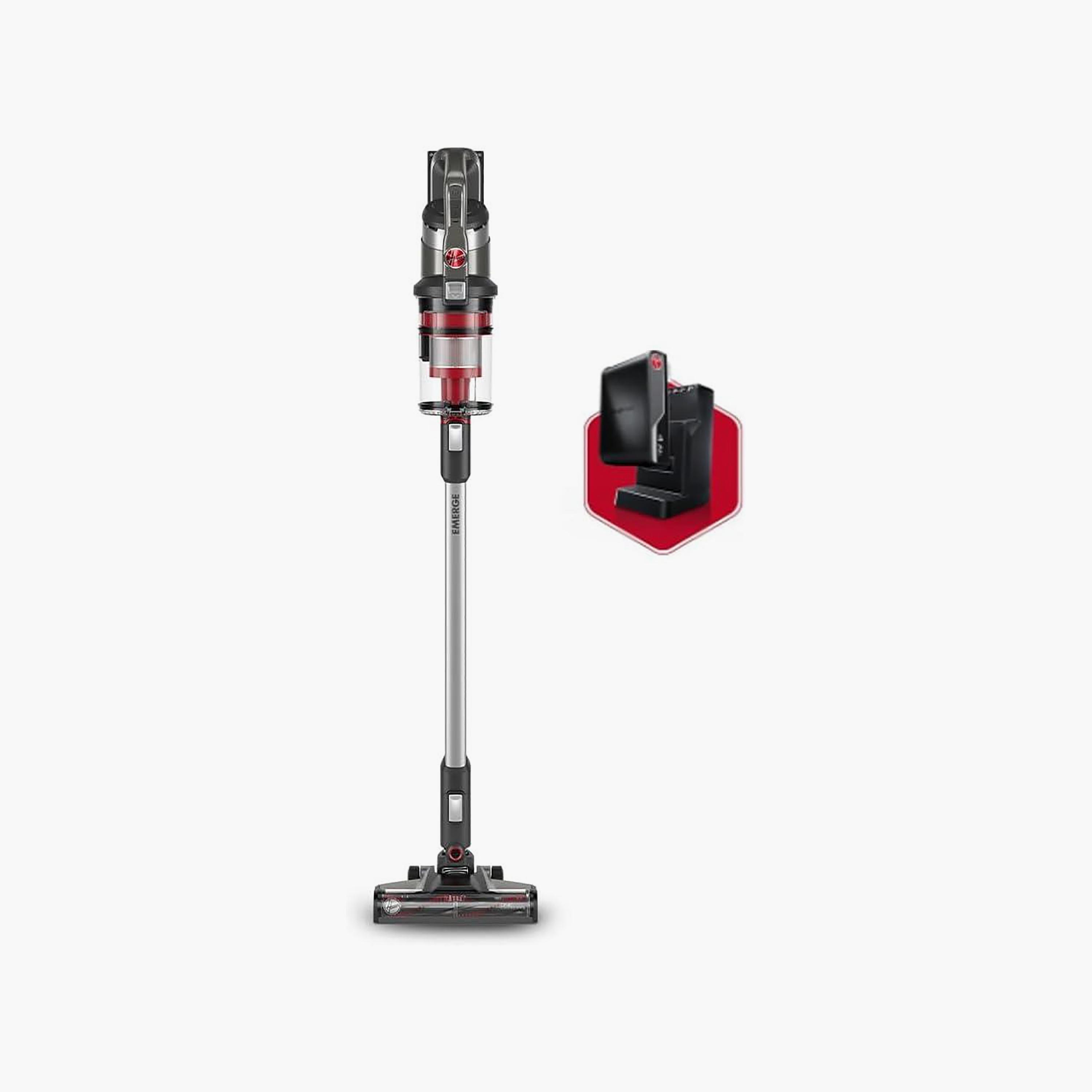مكنسة كهربائية من هوفر إيميرج اللاسلكية بلون رمادي-أحمر  |  CLSV-VPME-household-appliances-homeappliances-vacuumcleaners-image-1