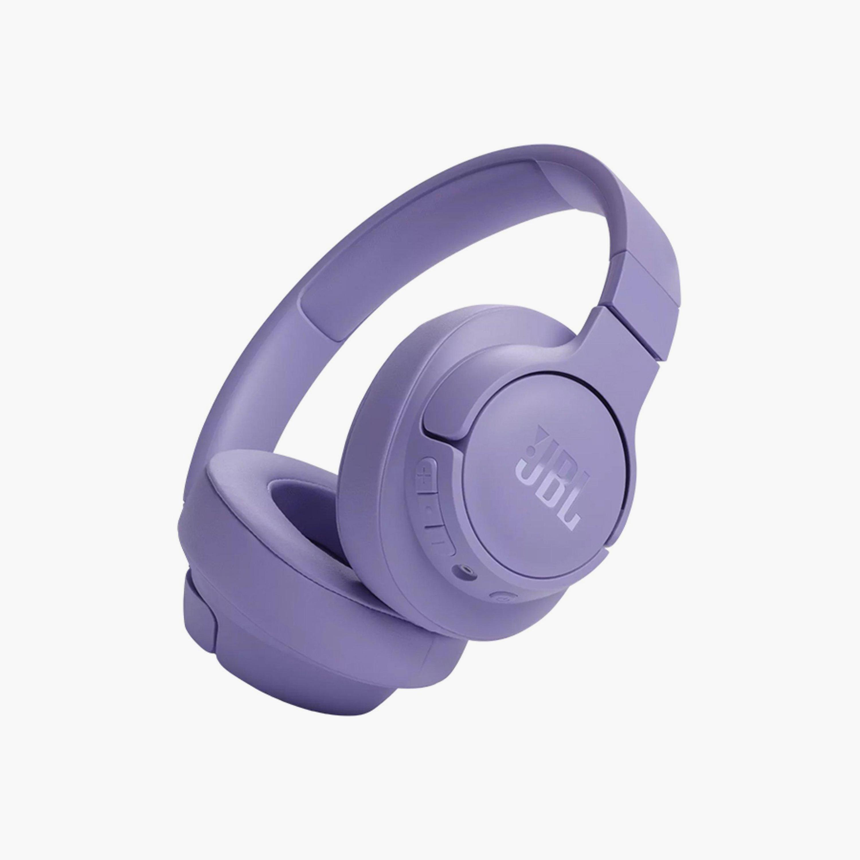 JBL Wireless Over Ear Headphones Purple | JBLT720BTPUR-electronics-headphonesandearphones-image-1