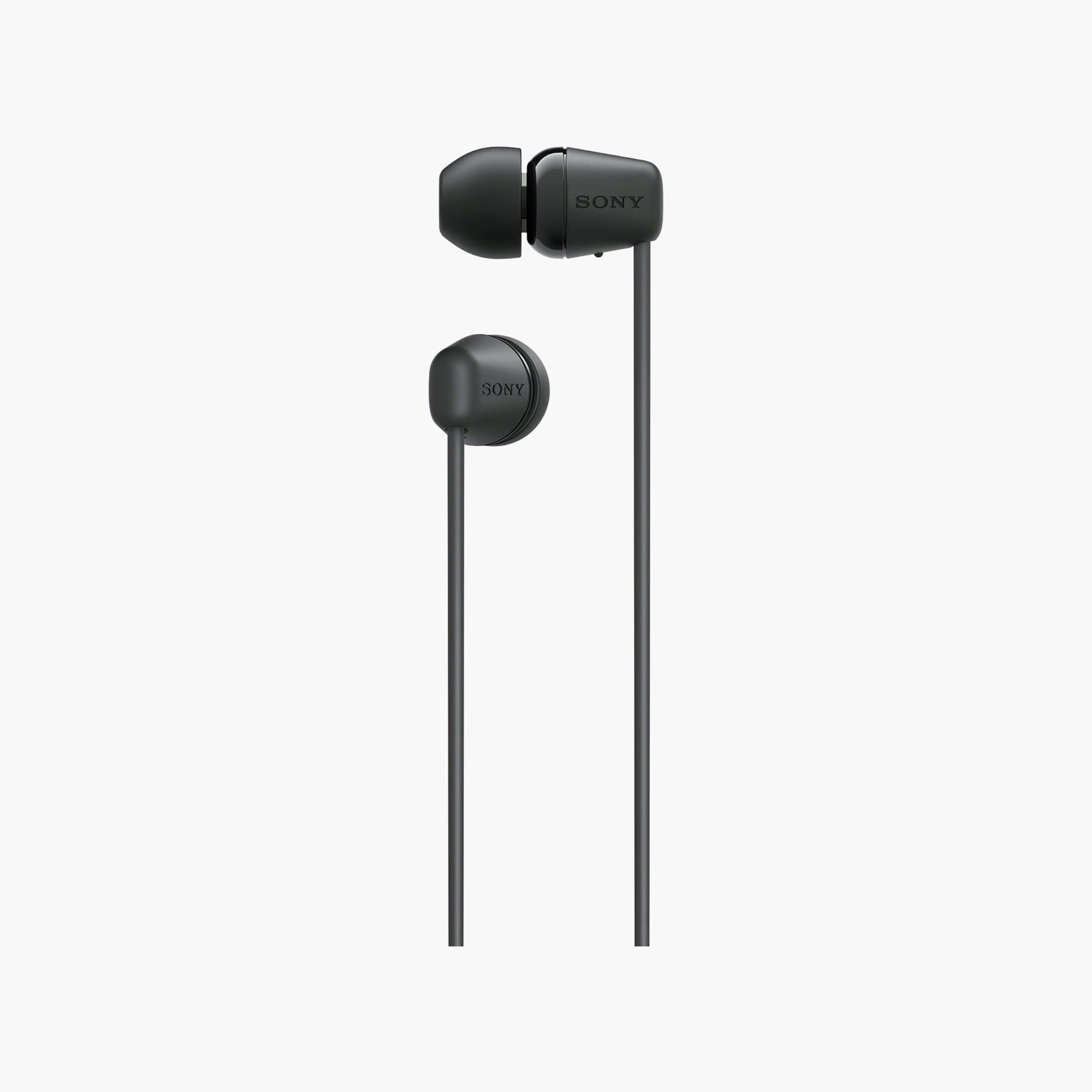 سماعة لاسلكية داخل الاذن بطوق للرقبة اسود من سوني | WIC100/B-electronics-headphonesandearphones-image-2