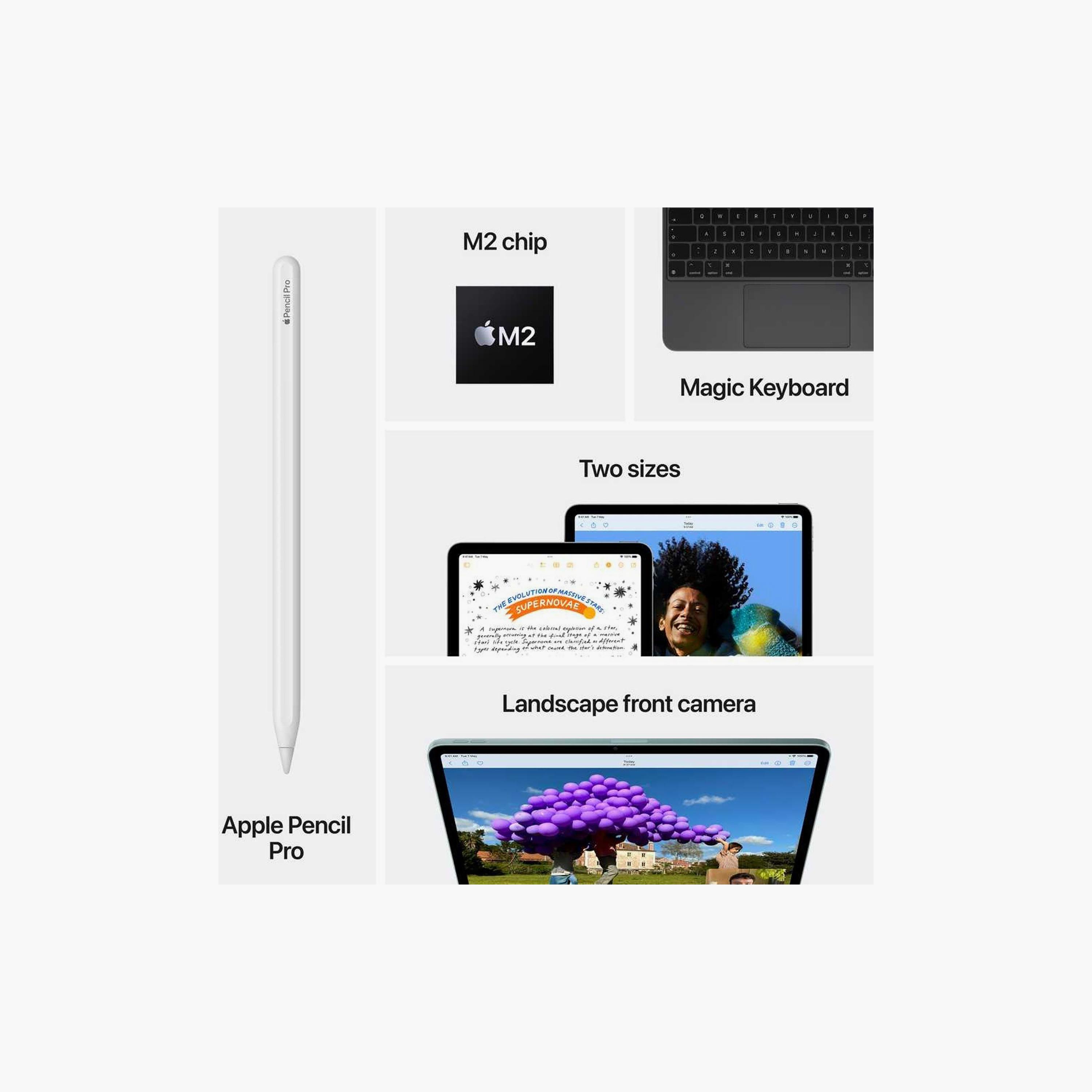 آبل آيباد إير 11 بوصة مع واي فاي ذو 256 جيجابايت-electronics-tablets-image-2