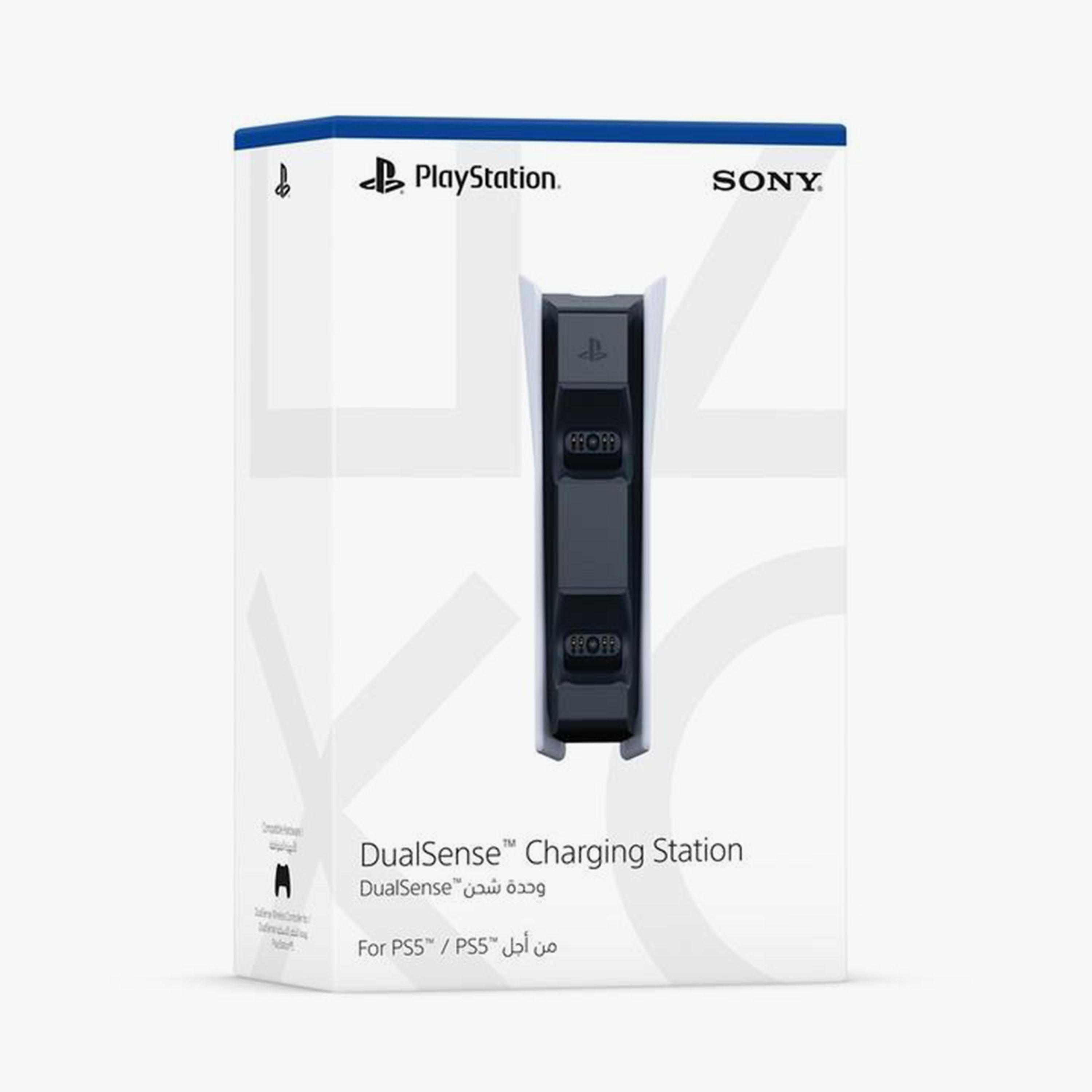 محطة شحن من سوني بلاي ستيشن PS5 دوال سينس باللون الأبيض والأسود | CFI-ZDS1E-electronics-gamesandconsoles-image-1