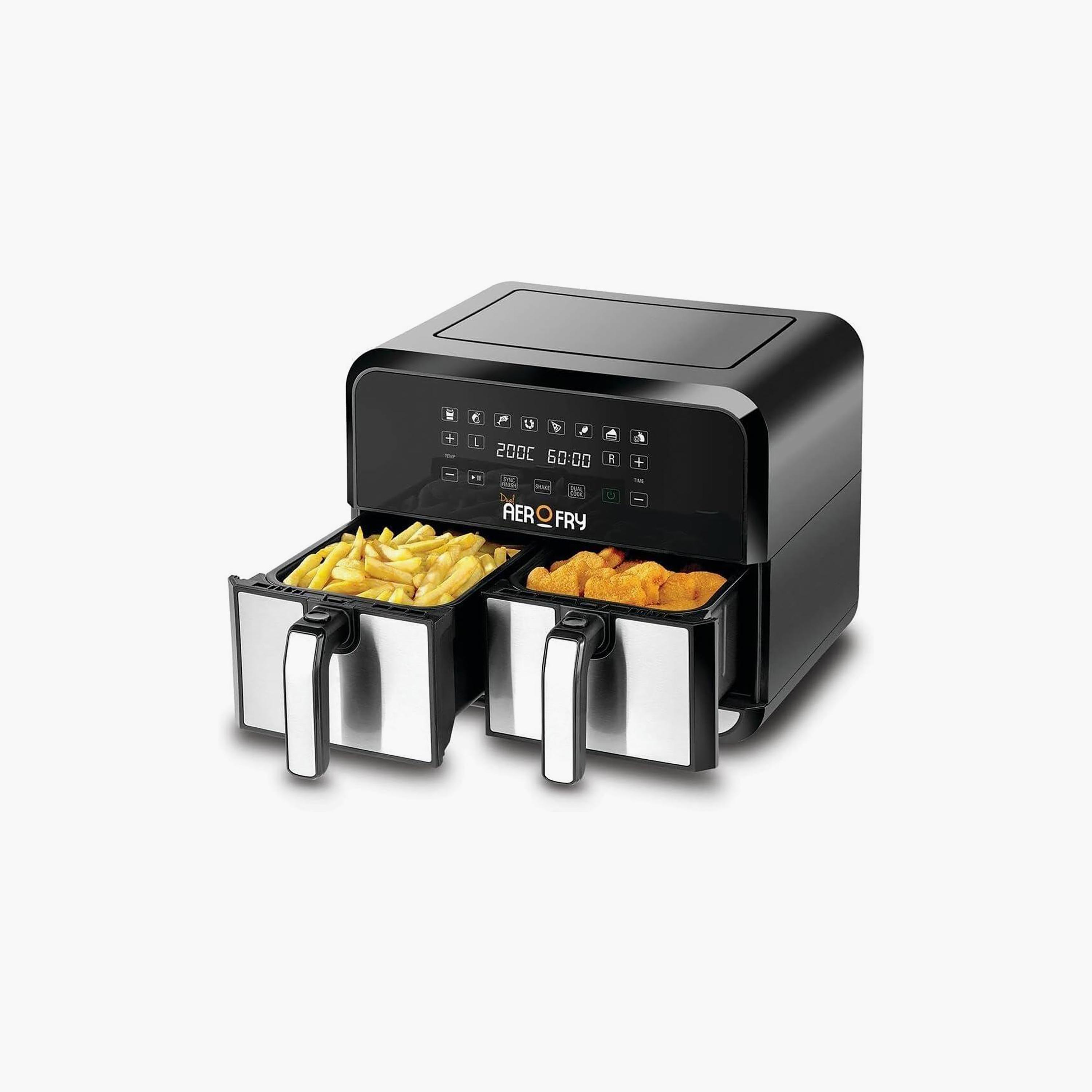 BLACK+DECKER Digital Dual Zone Air Fryer Black | DZAF1700-B5-household-appliances-kitchenappliances-foodprocessors-image-5