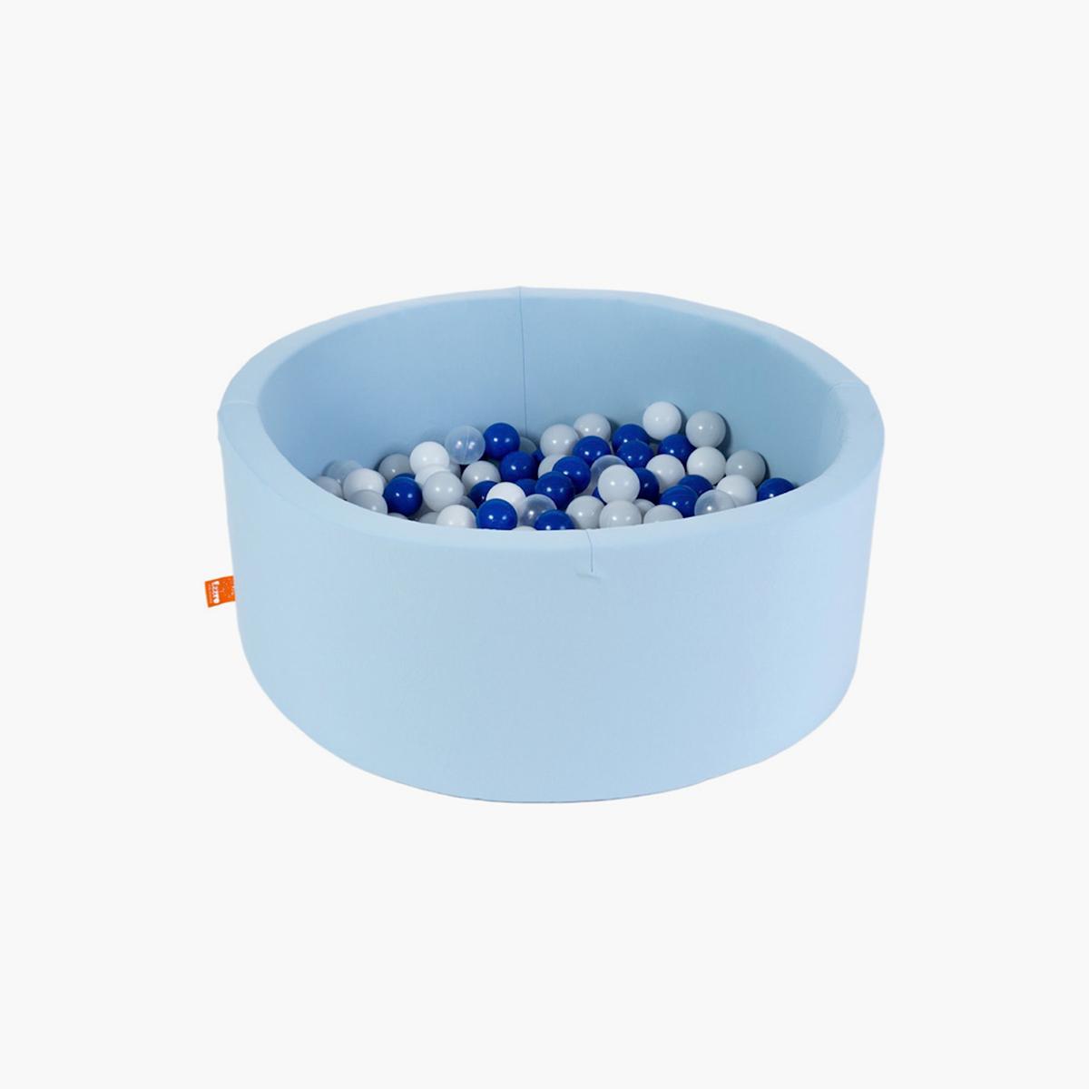 Ezzro Round Ball Pit with 200 Balls - 90x40 cm