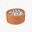Ezzro Round Ball Pit with 100 Balls - 90x40 cm-InfluencerCodes_Ramadan26_All_20012026-image-1