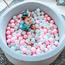 Ezzro Round Ball Pit with 200 Balls - 100x40 cm-InfluencerCodes_Ramadan26_All_20012026-image-2