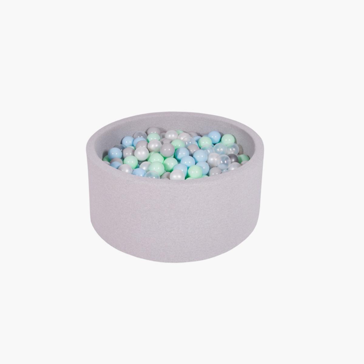 Ezzro Round Ball Pit with 400 Balls - 100x40 cm