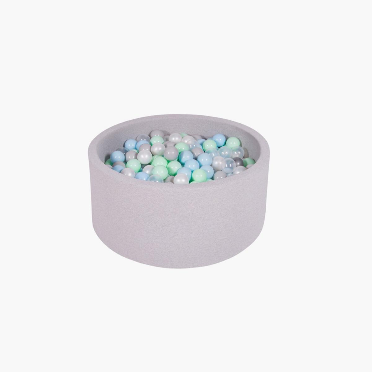 Ezzro Round Ball Pit with 600 Balls - 100x40 cm