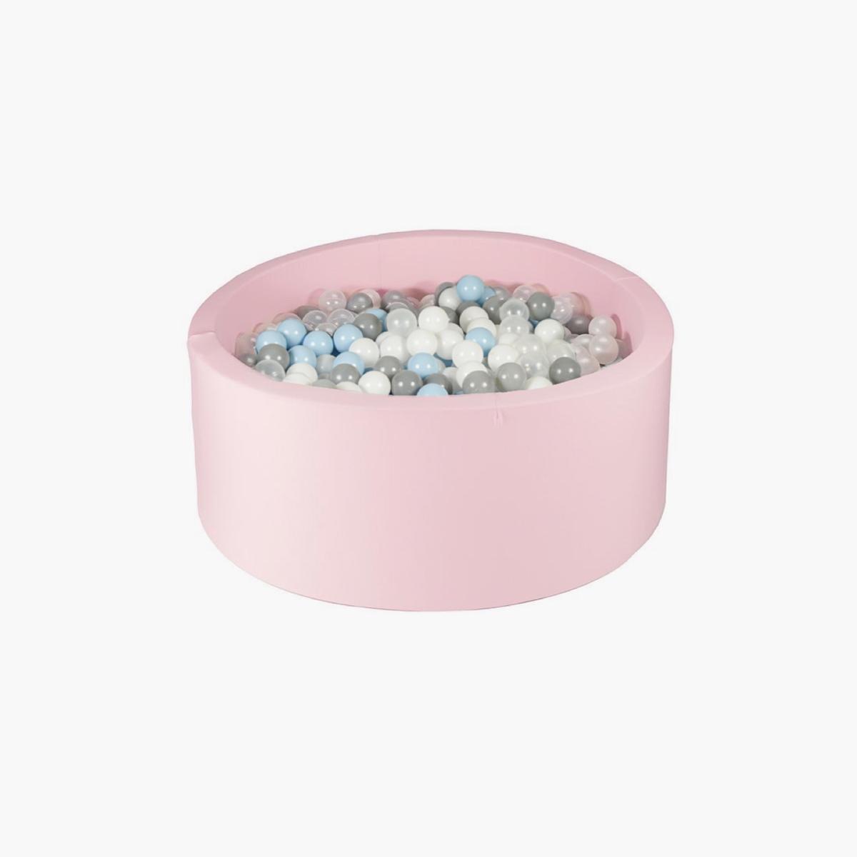 Ezzro Round Ball Pit with 200 Balls - 120x50 cm