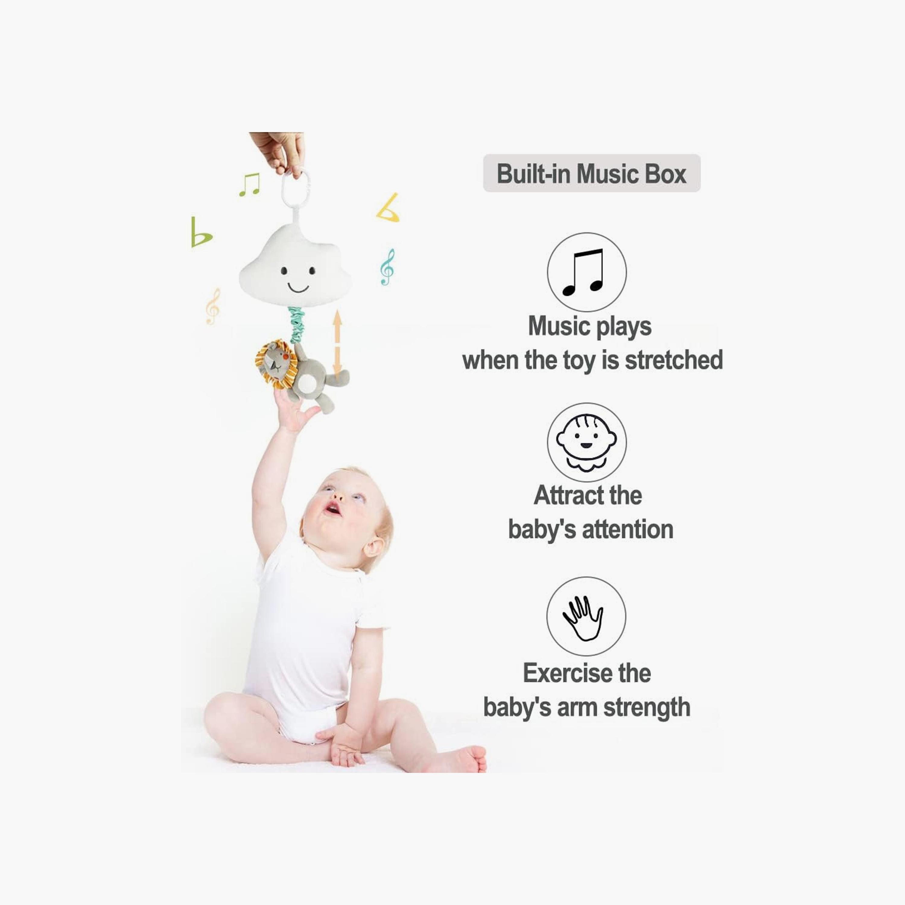 Factory Price Hanging Plush Stuffed Animal Soft Toy with Music - Lion-toys-babyandtoddlertoys-strollertoys-image-3